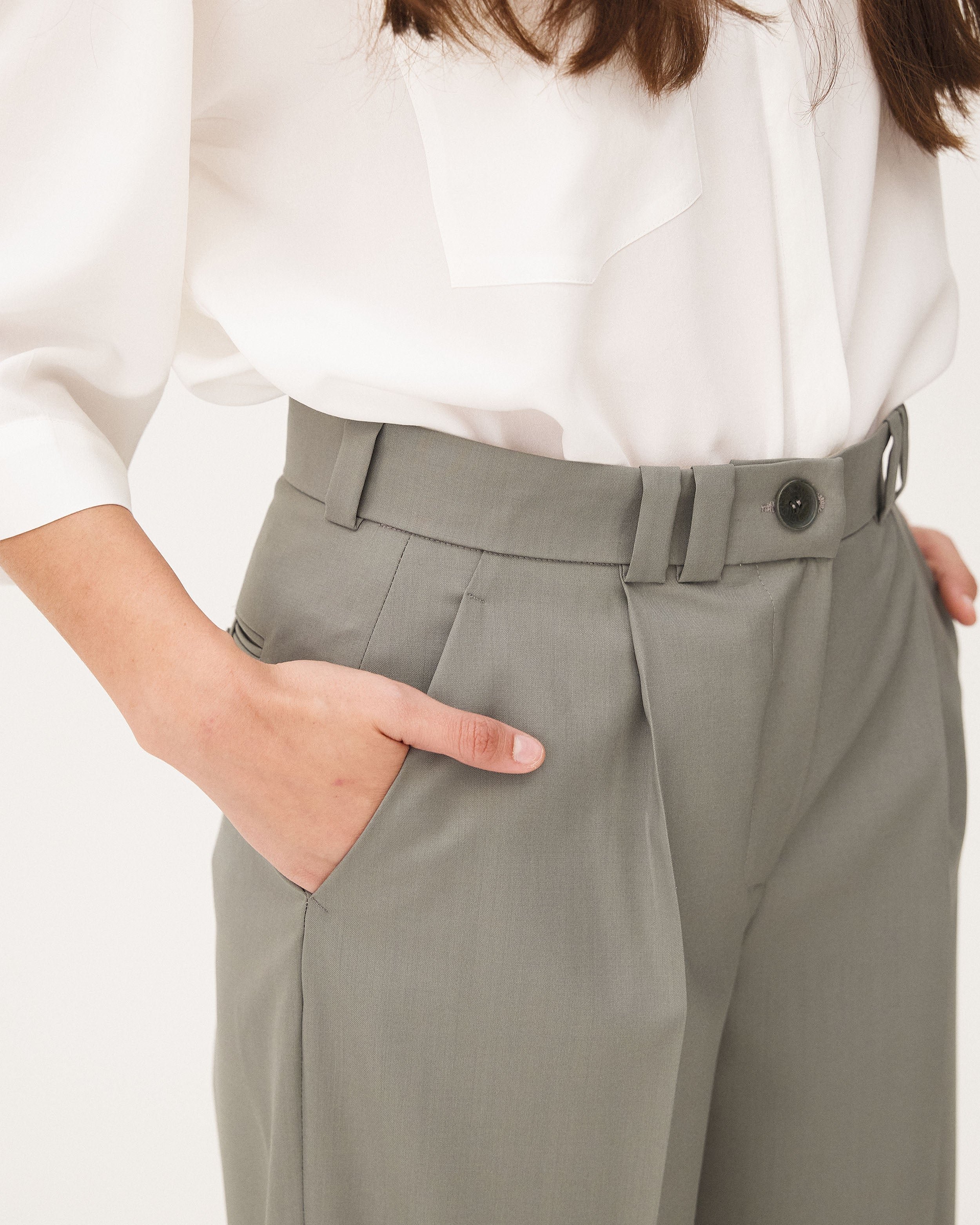 Pantalon tailoring vils Noyoco Green