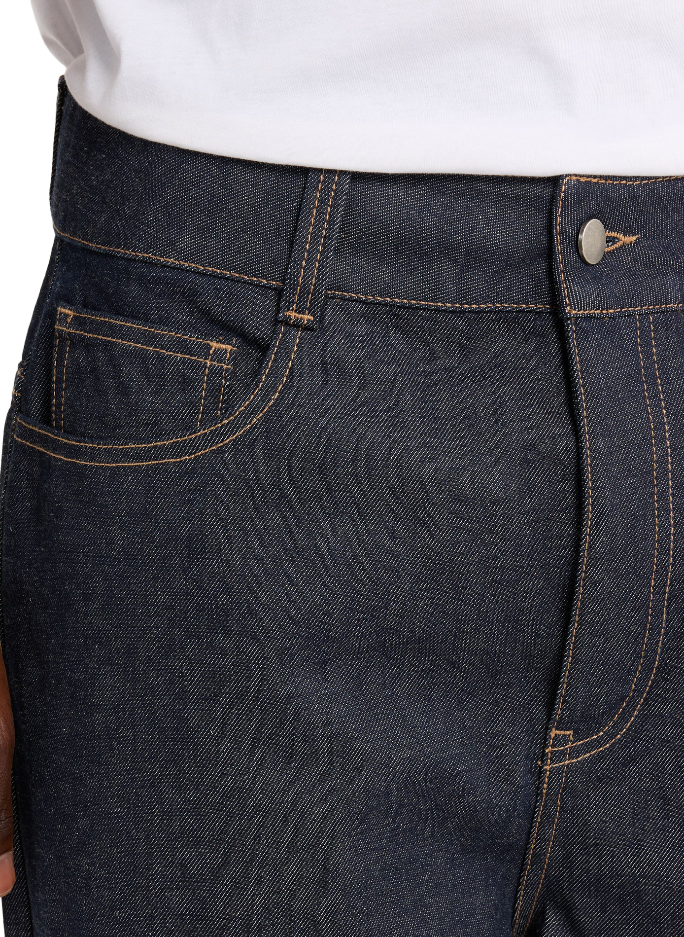 Wide-leg cotton denim jeans SAISON 1865 Blue