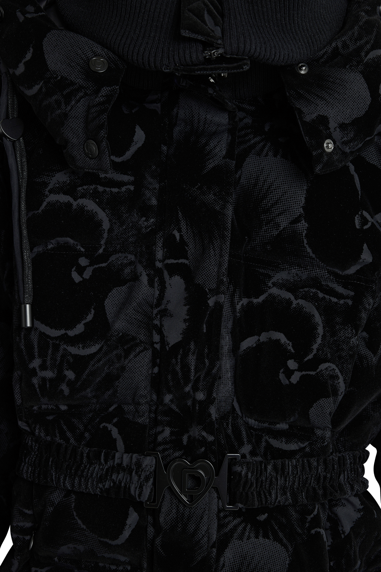 Coat collar DESIGUAL Black