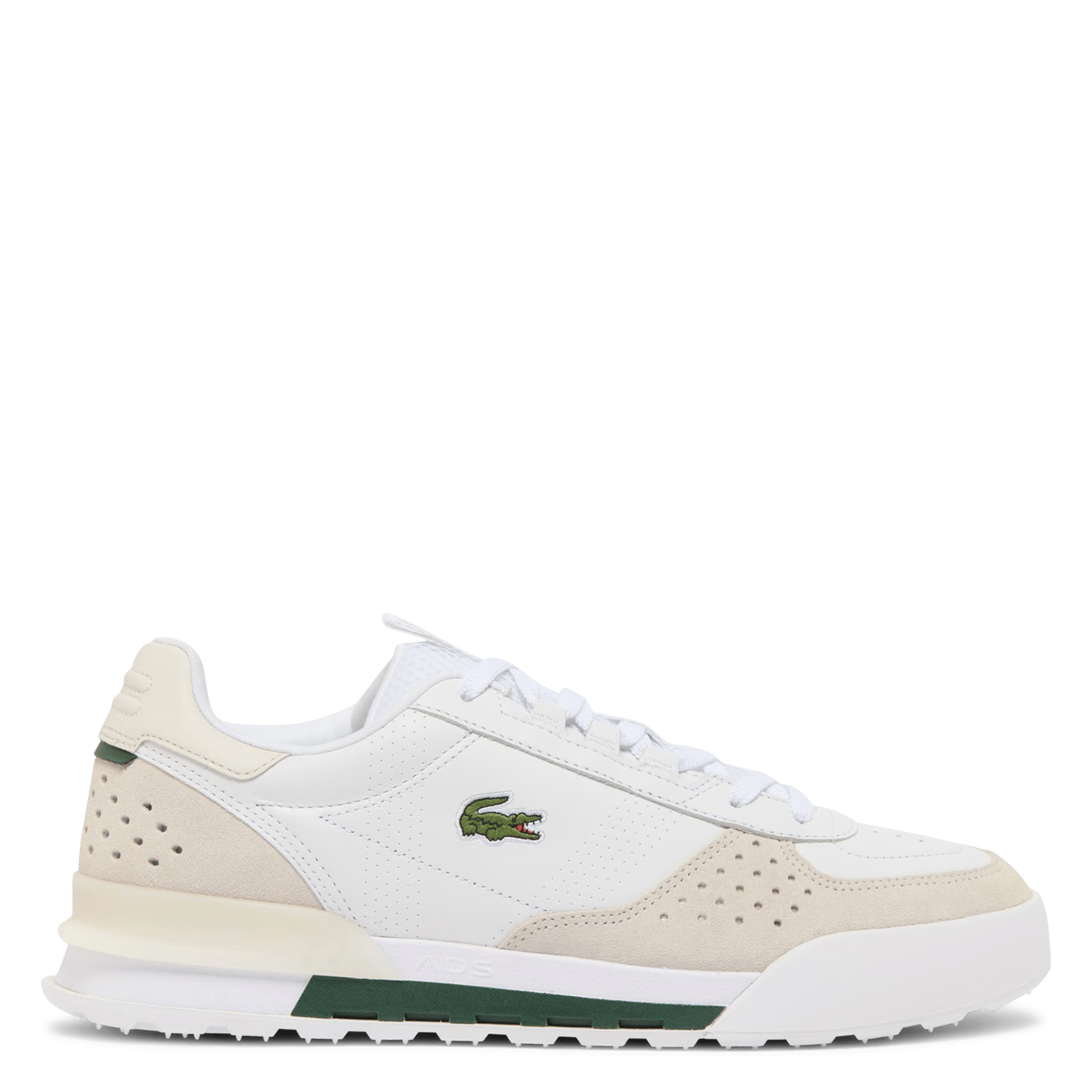 Lage, leren sneakers LACOSTE Wit