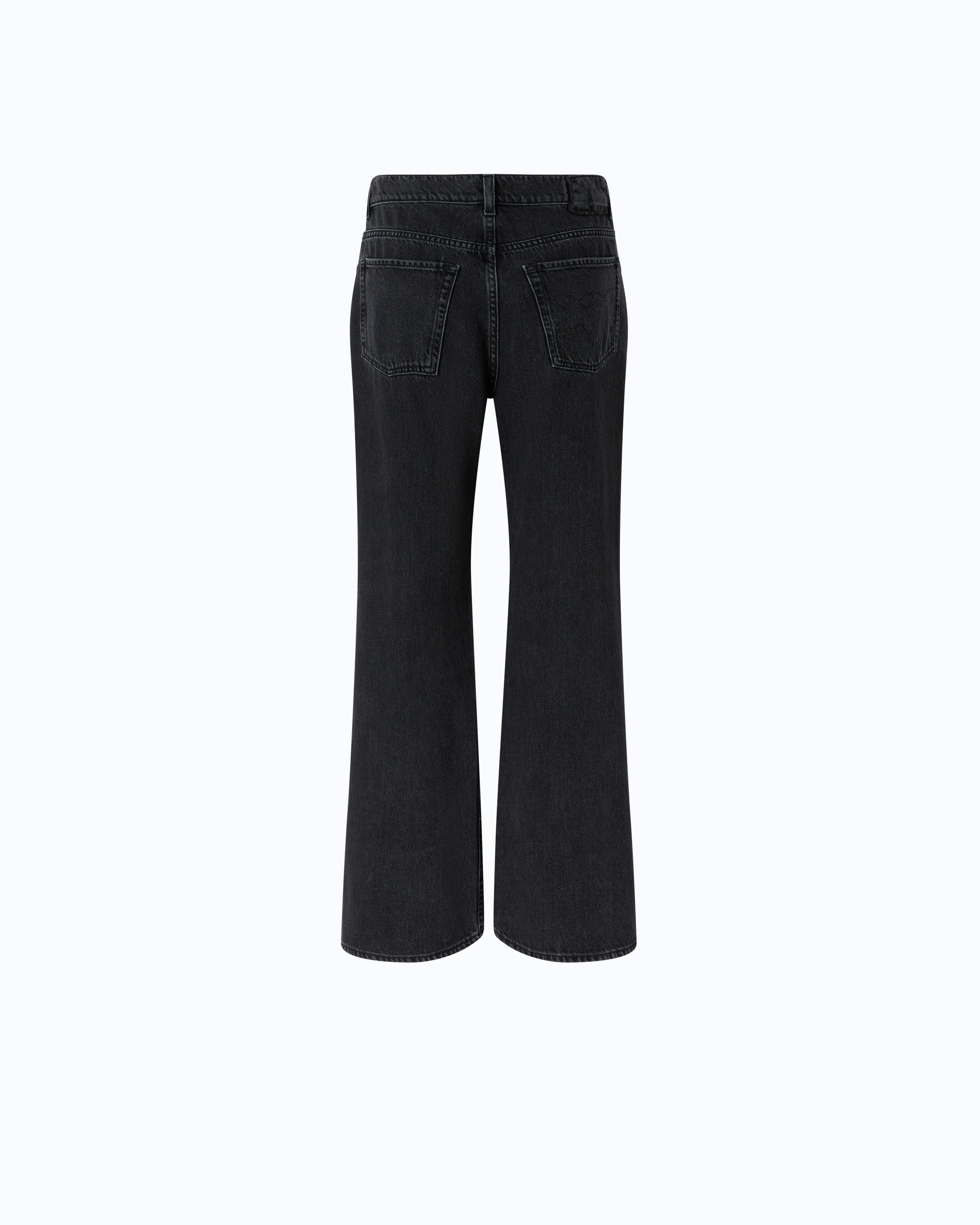 Jean wide leg fendu sur les côtés PINKO Noir