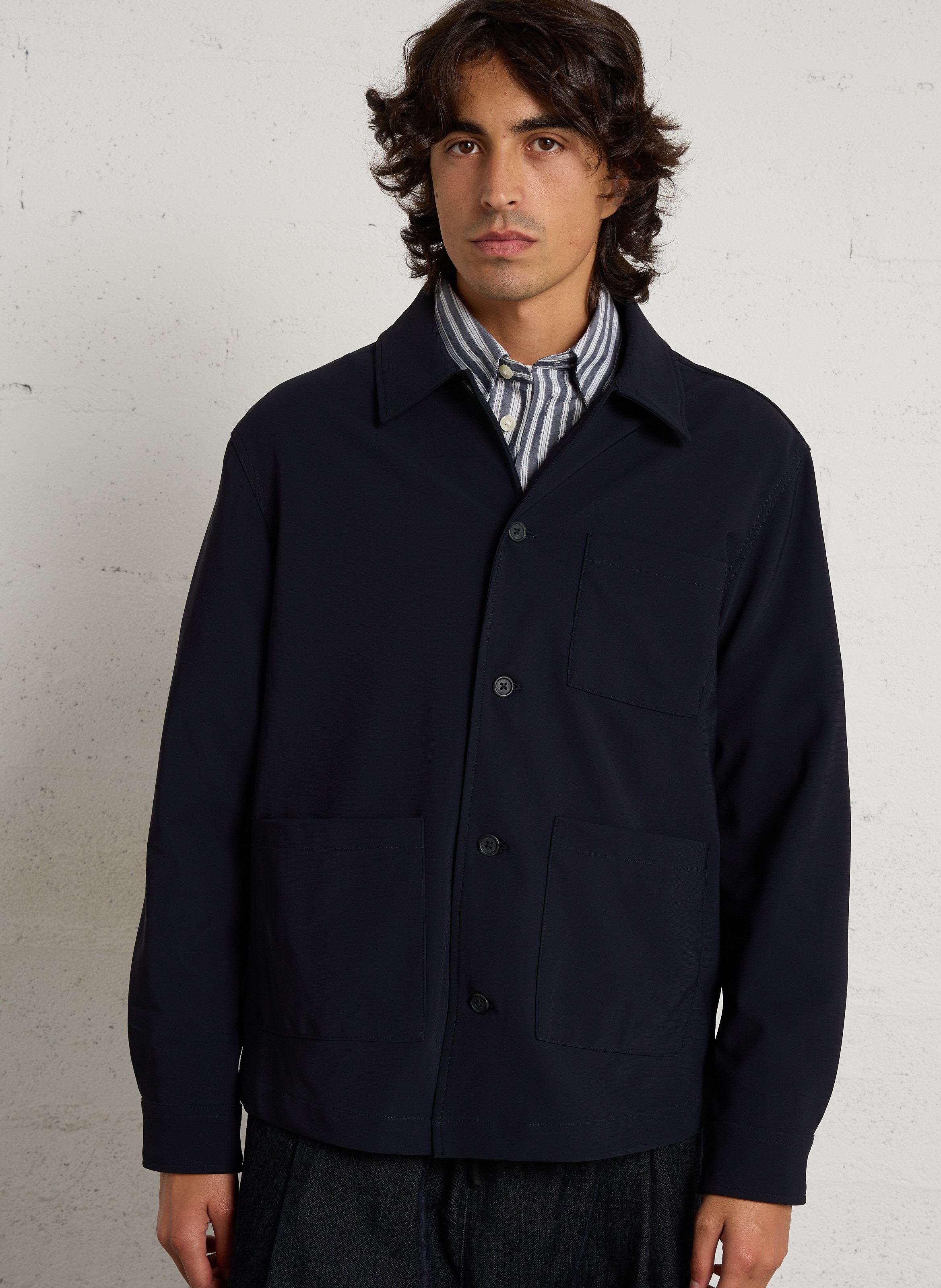 Surchemise droite col classique à poches IMPERIAL Bleu