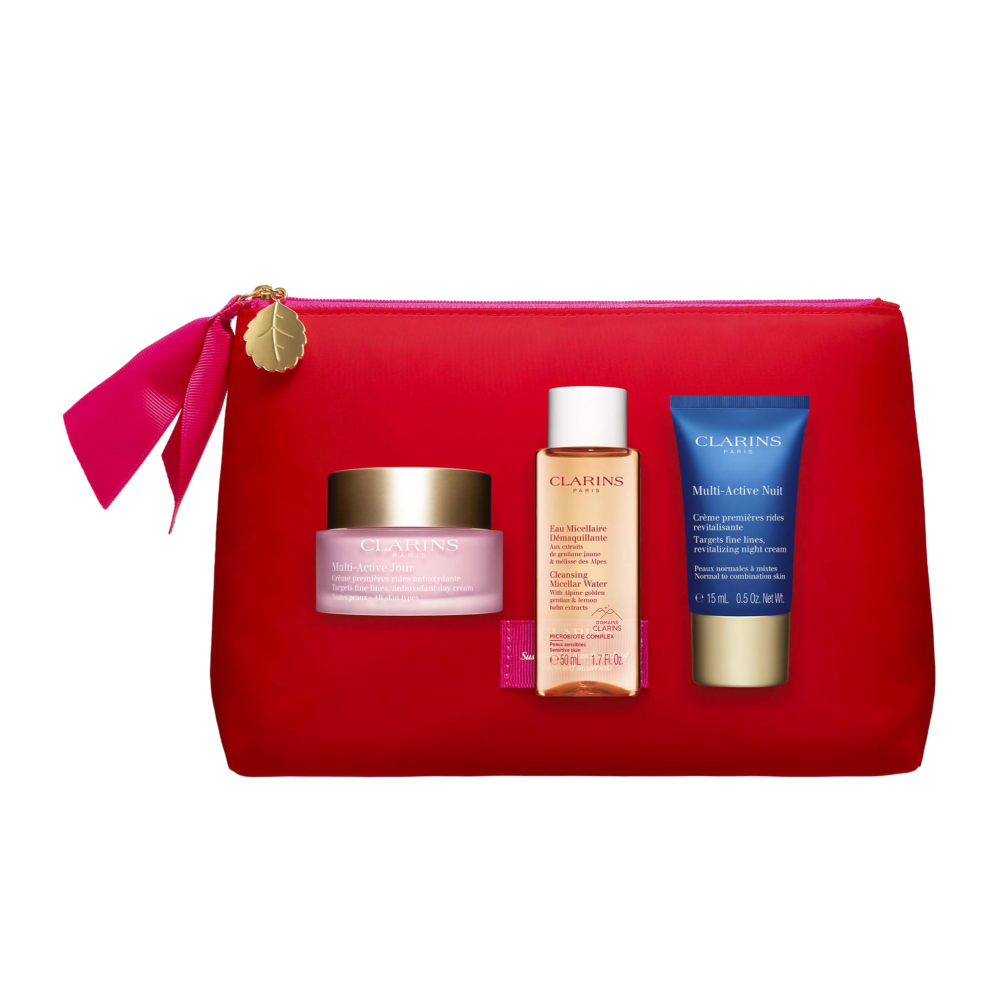 Kerstgeschenkset 2022 - Mes Essentiels - Eerste rimpels en glans - Multi-active-set CLARINS No color