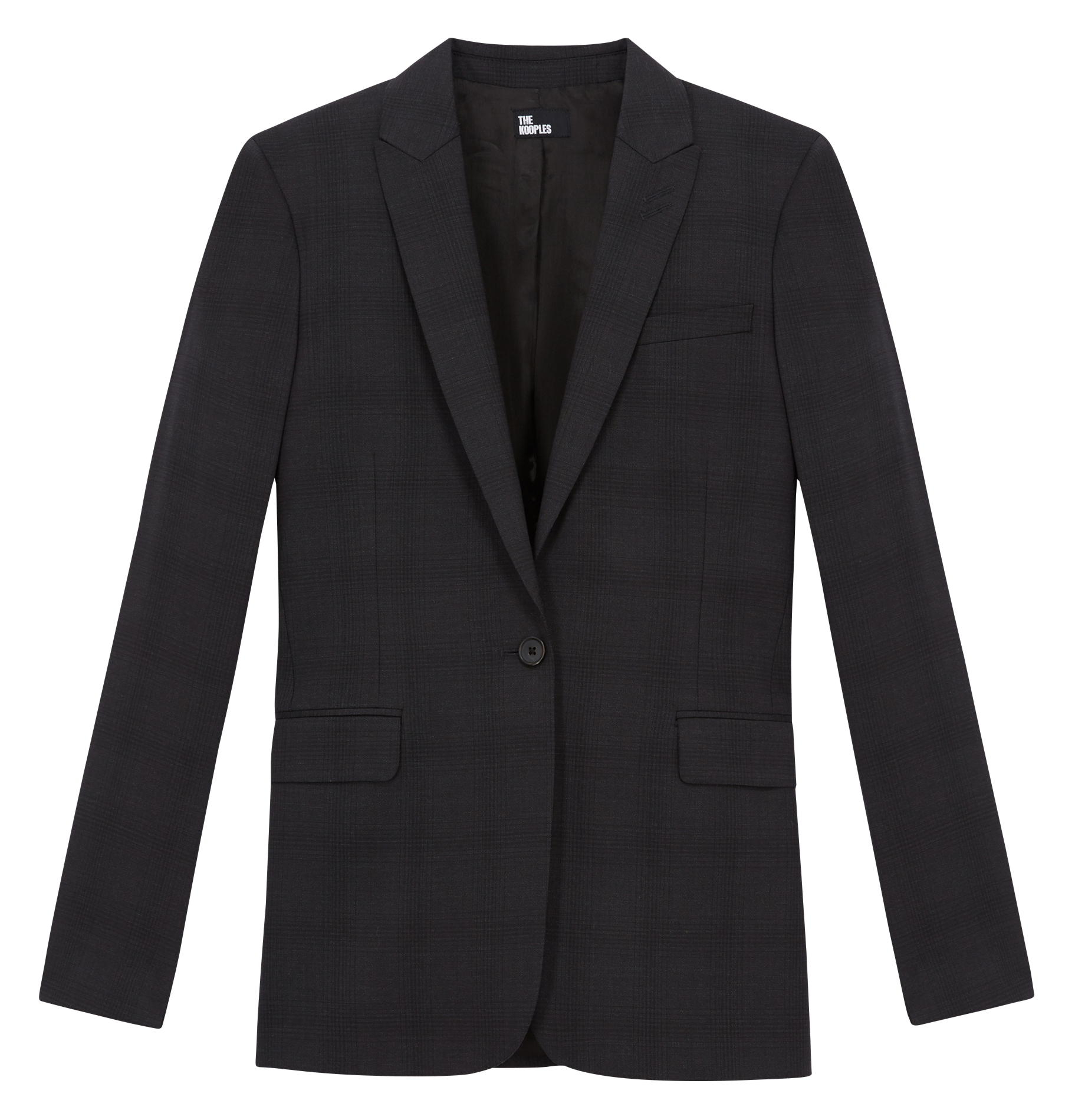Veste de tailleur à carreaux THE KOOPLES Noir