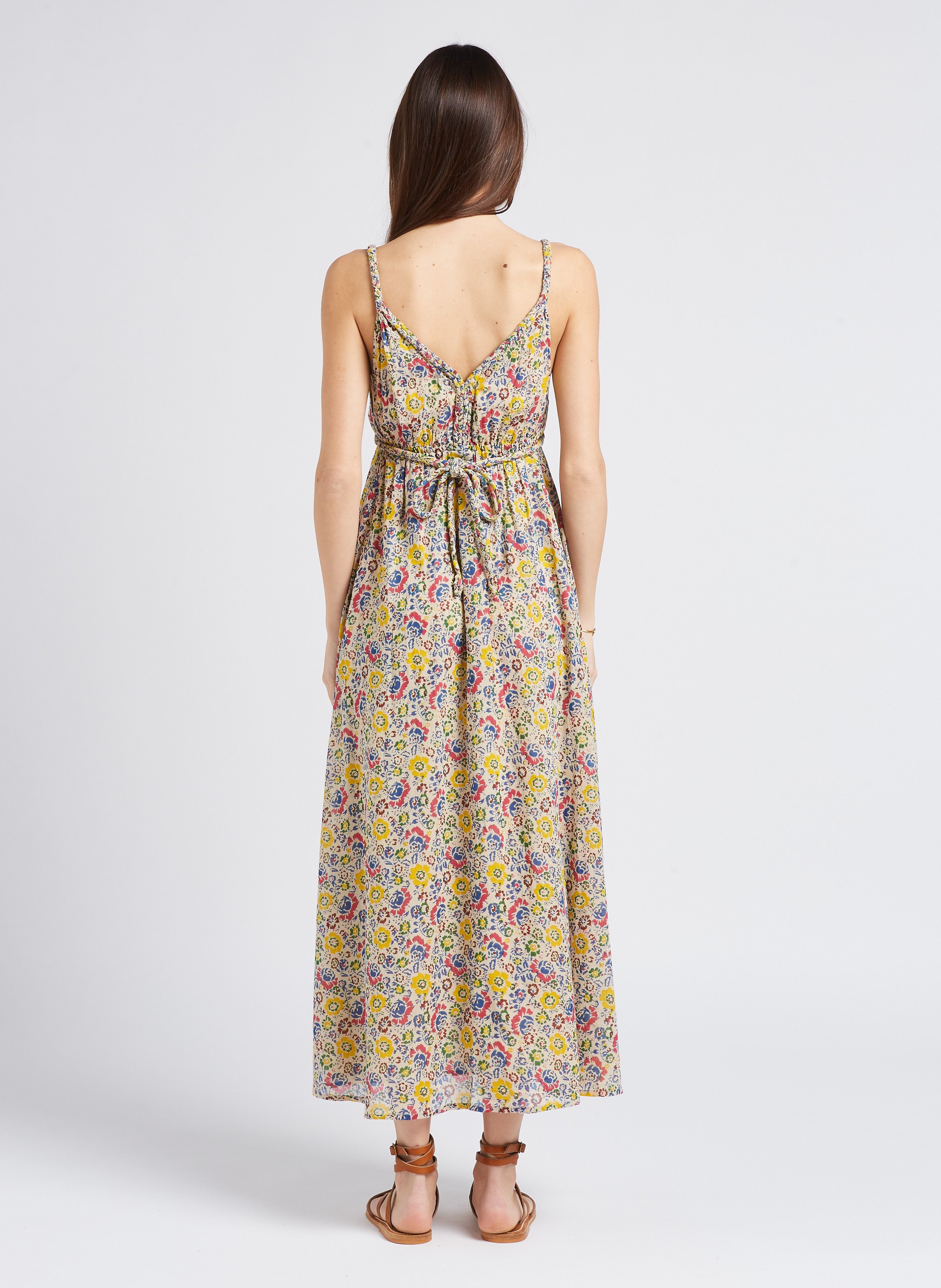 Long printed dress SWILDENS White