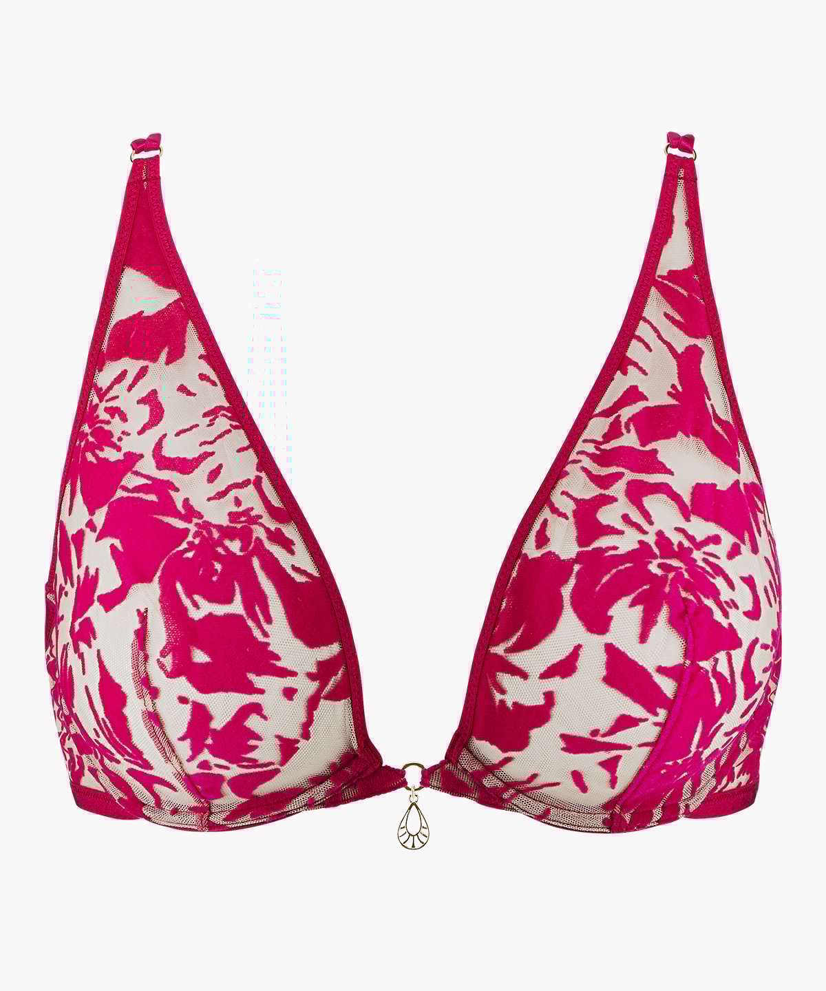 Wild Vibration underwired triangle bra AUBADE Pink