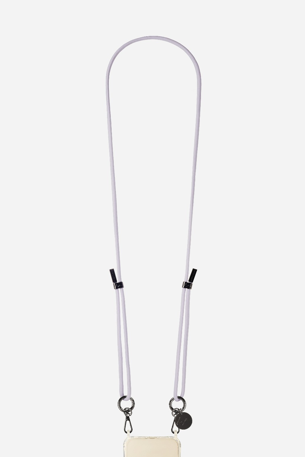 Cordon de téléphone en coton LA COQUE FRANCAISE Argent