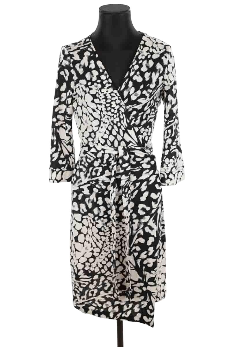 Cotton dress DIANE VON FURSTENBERG - Seconde Main White