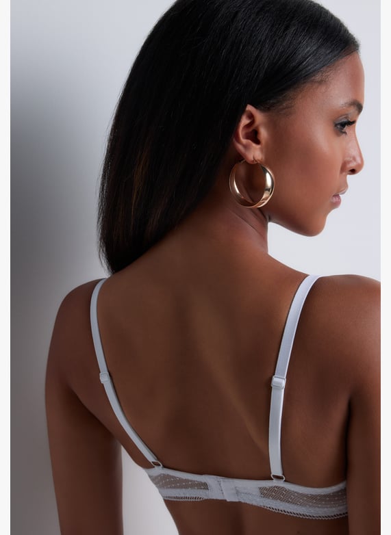 Underwired demi-cup bra | White by AUBADE Underwired demi-cup bra White