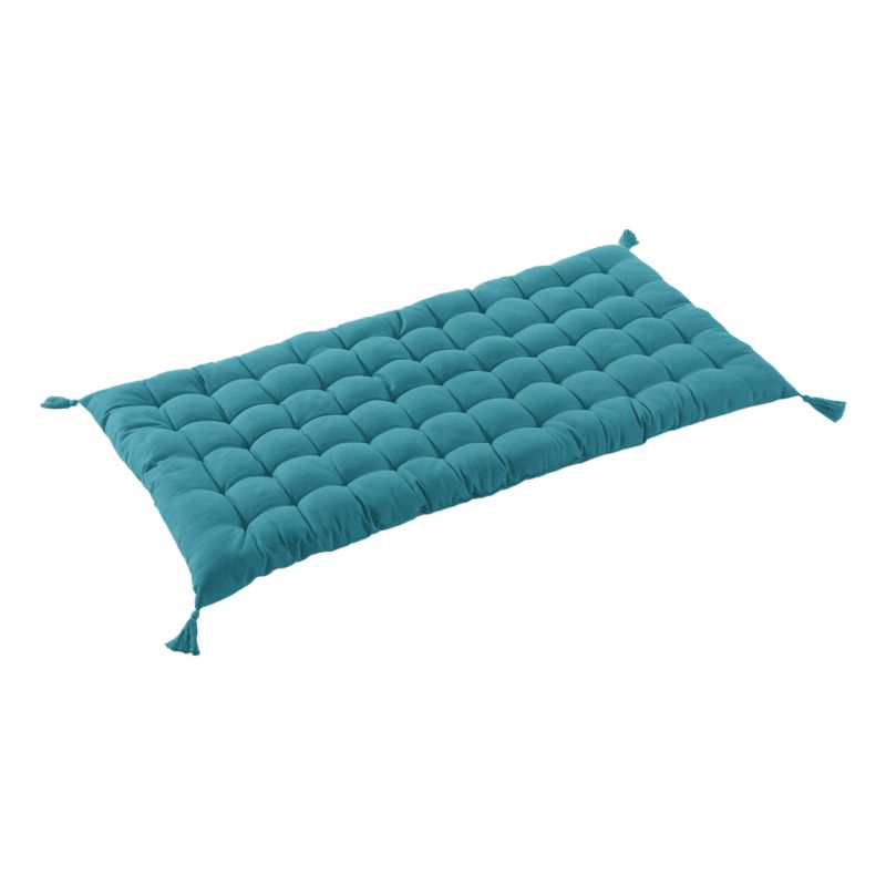 Floor cushion with water-repellent pompons  Paon