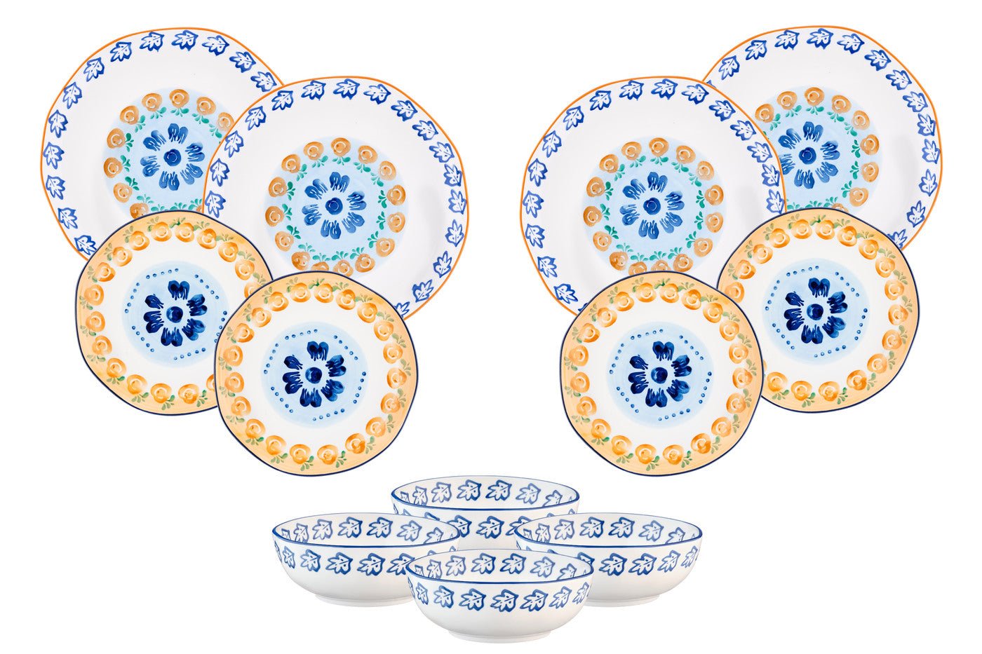 Service the essentials napoli - 12 pieces - citrus BJORN White