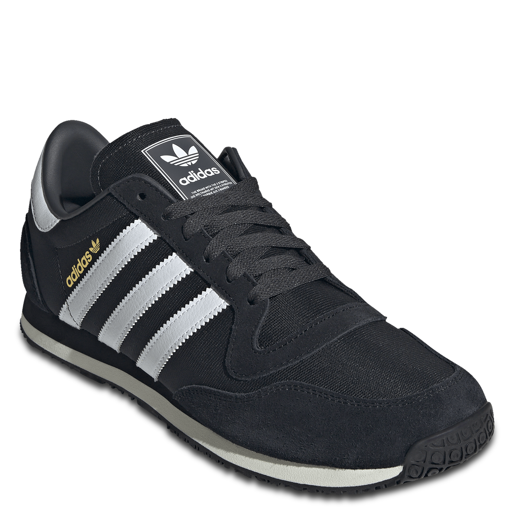Baskets basses en toile ADIDAS Noir