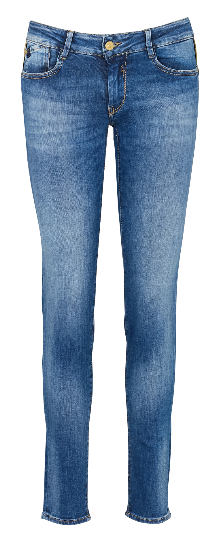 Jean slim en coton mélangé LE TEMPS DES CERISES Bleu