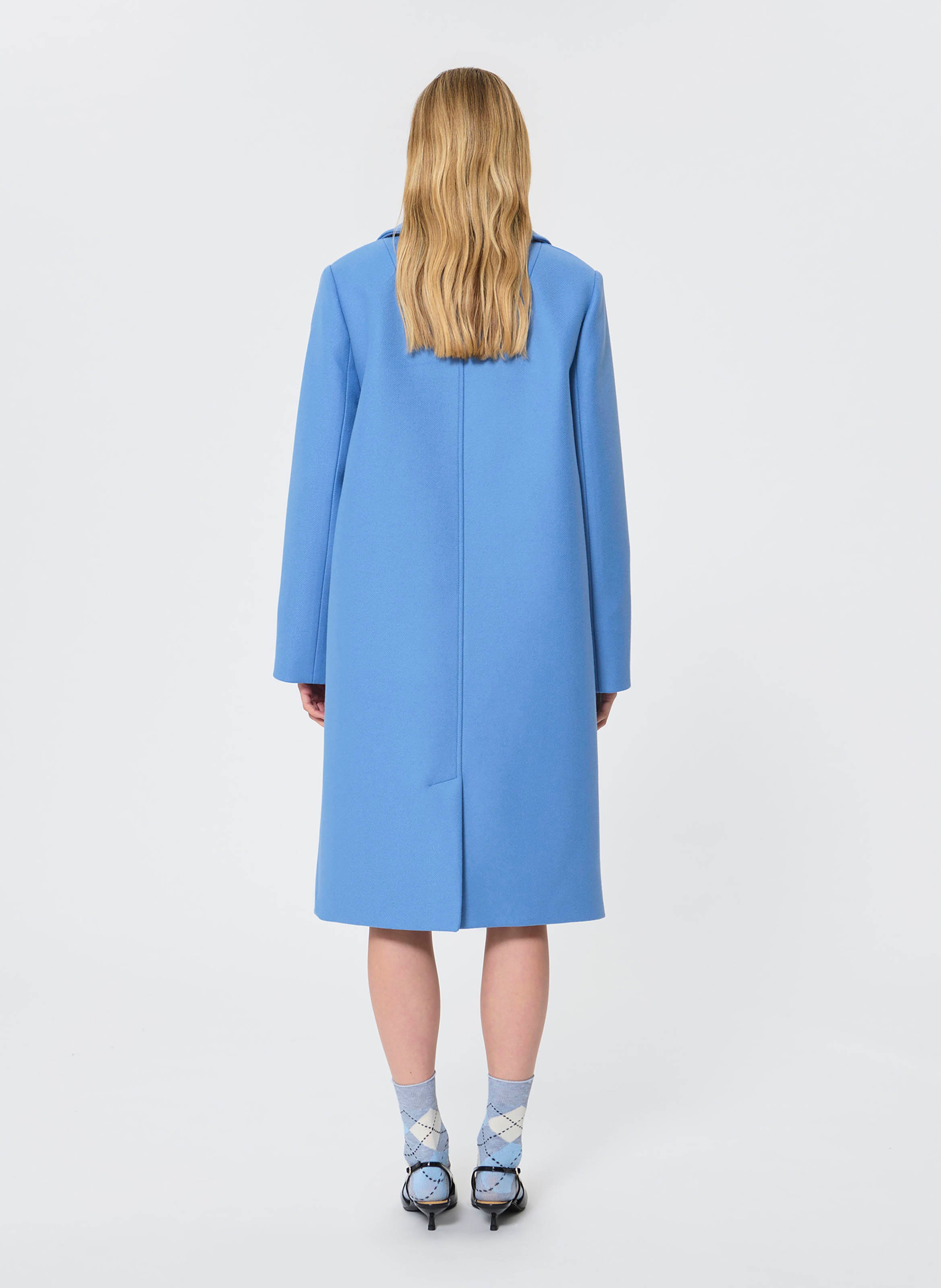 Alpaca wool coat  TARA JARMON Blue