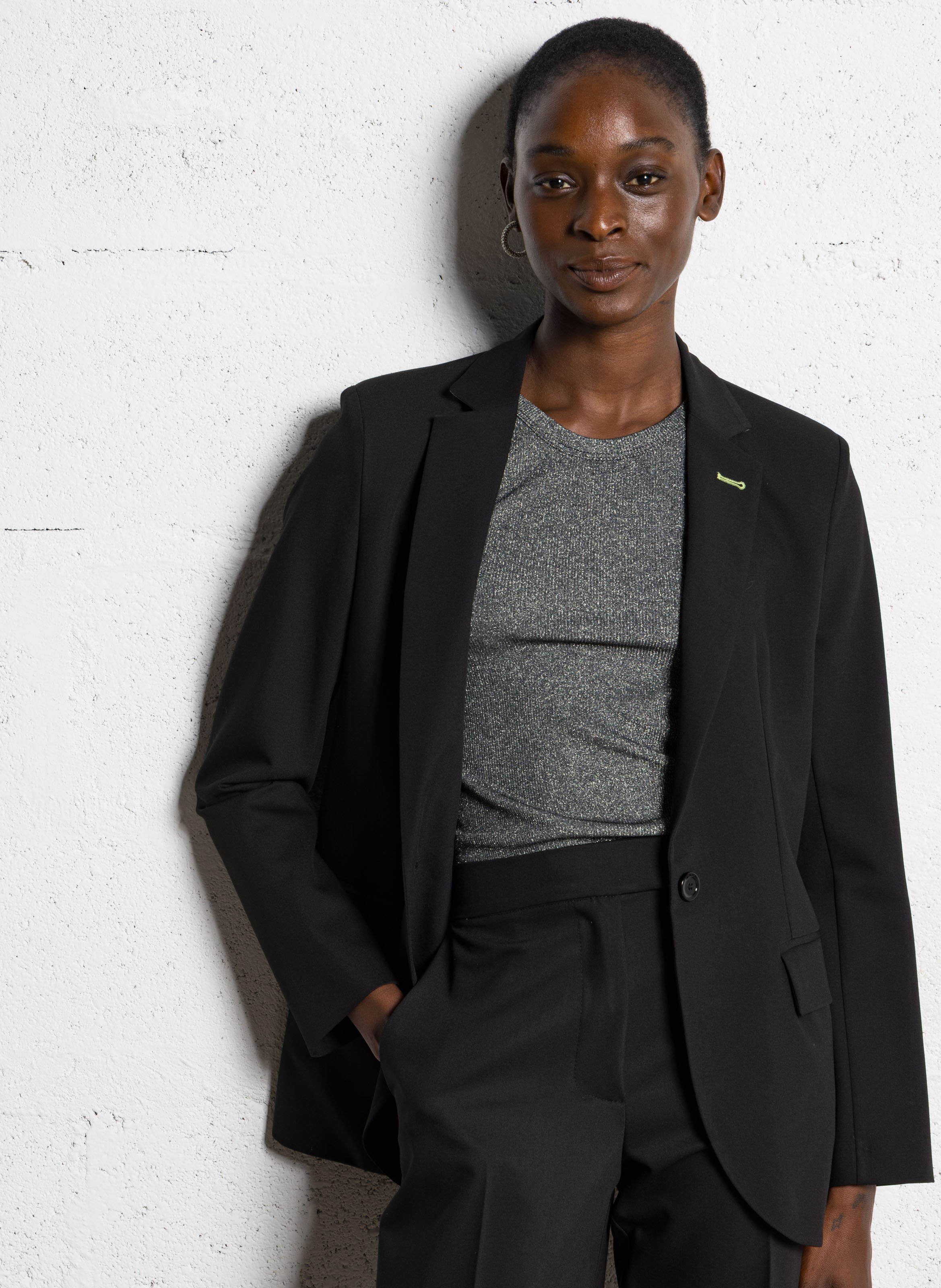 Oversize-Blazer IMPERIAL Schwarz