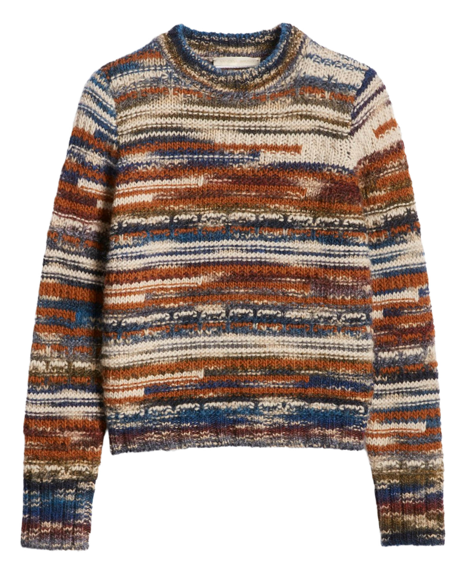 Effen trui van wolmix met lange mouwen en kant VANESSA BRUNO Veelkleurig