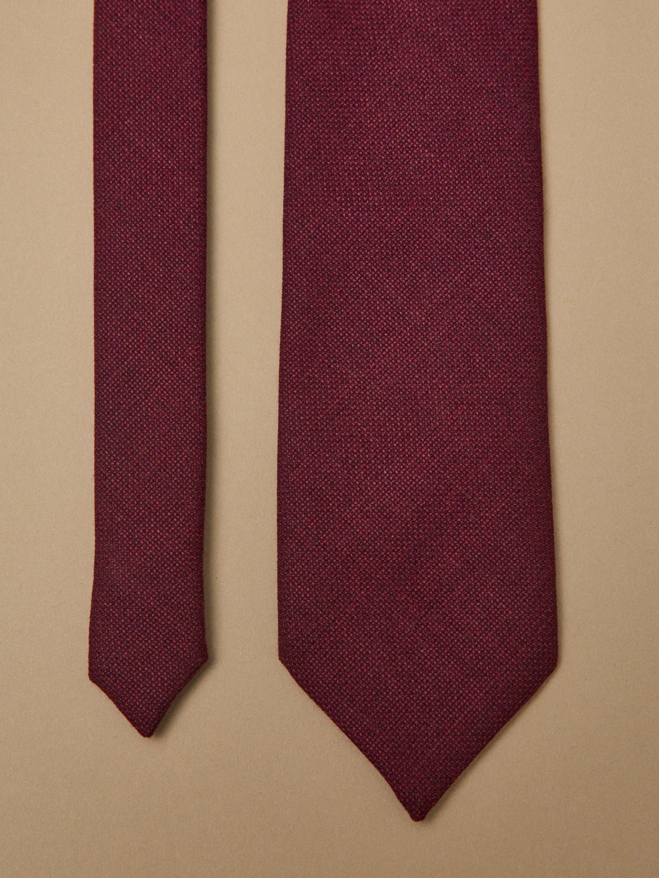 Cravate en laine made in france CYRILLUS Rouge