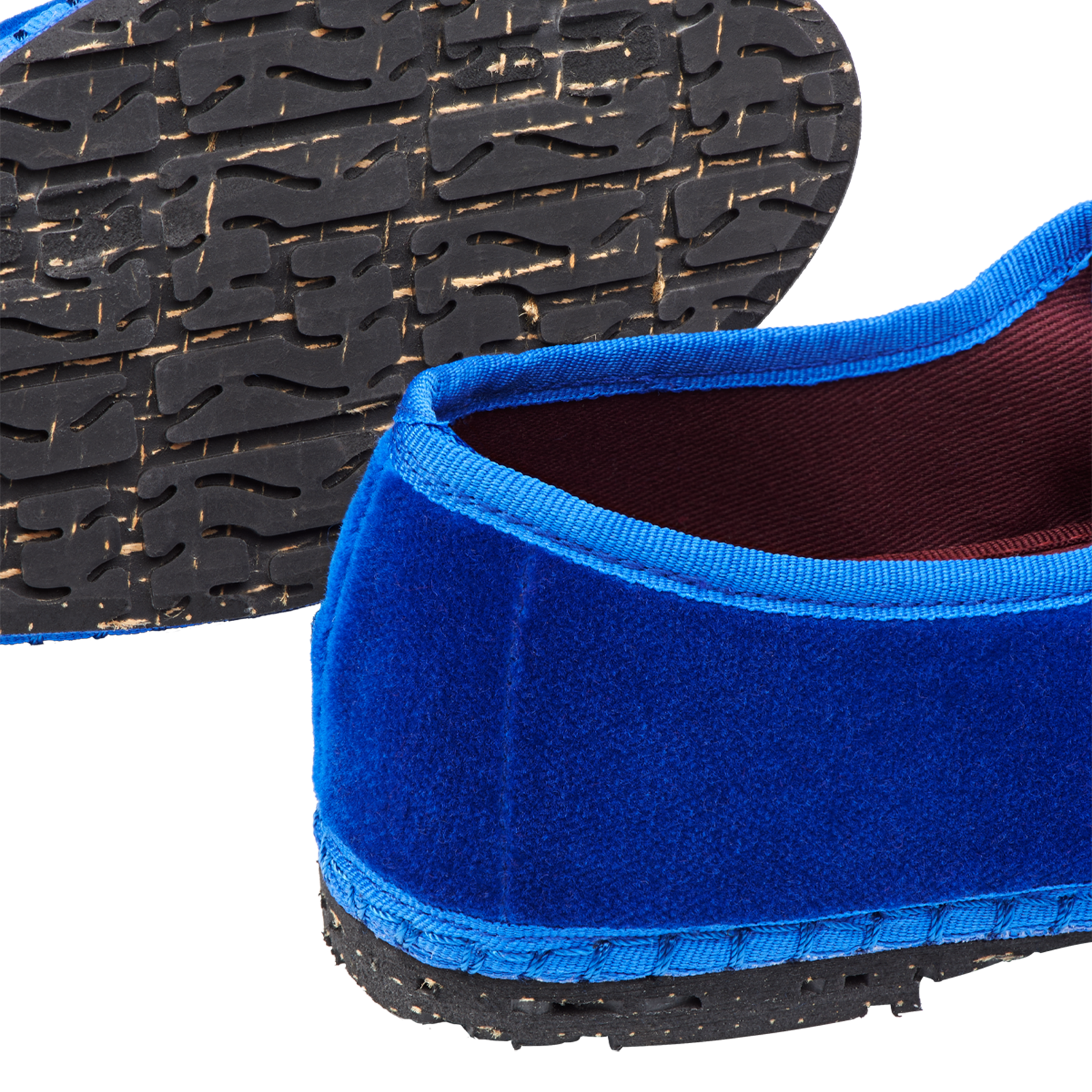 Espadrilles en velours FLABELUS Bleu