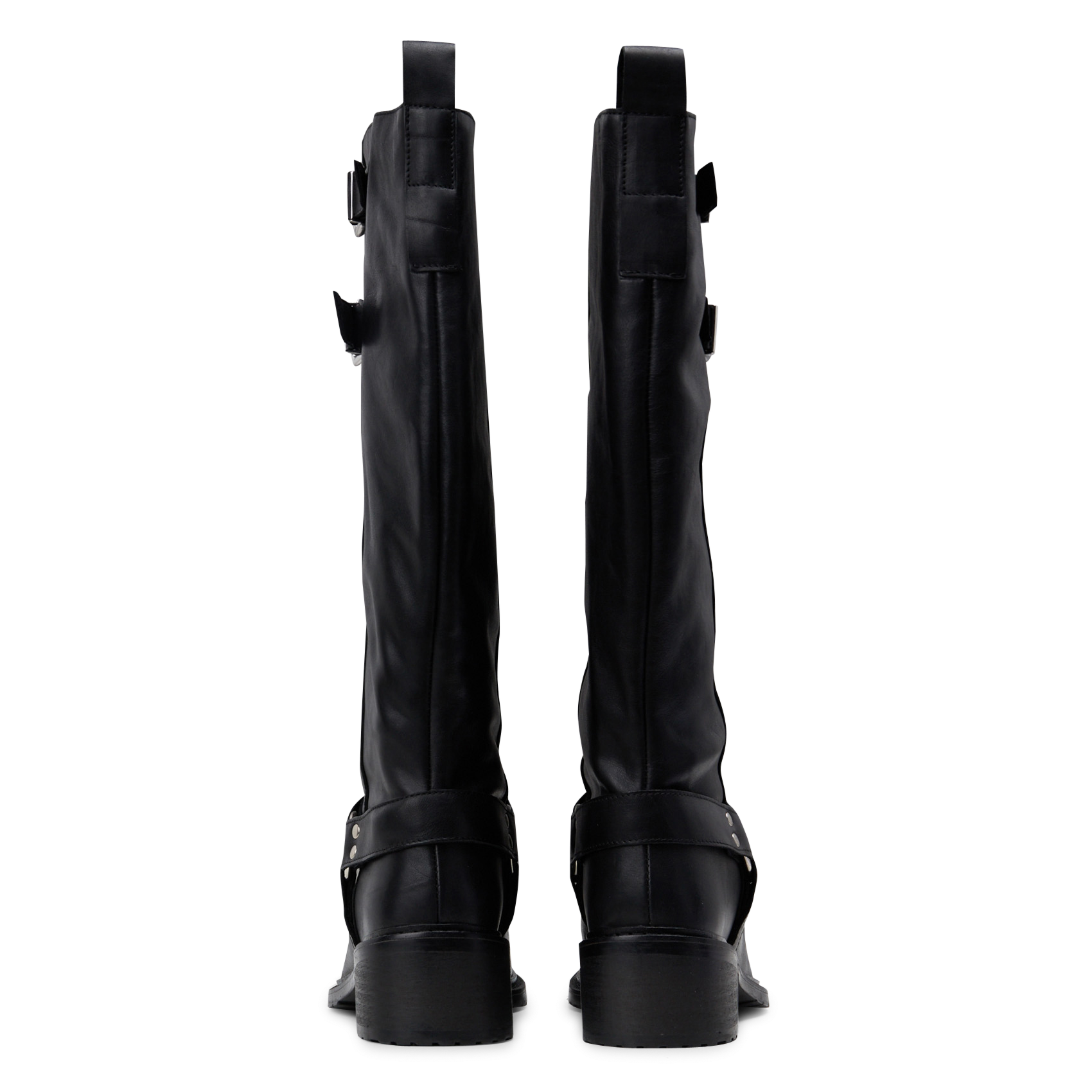 Bottes en cuir IKKS Noir