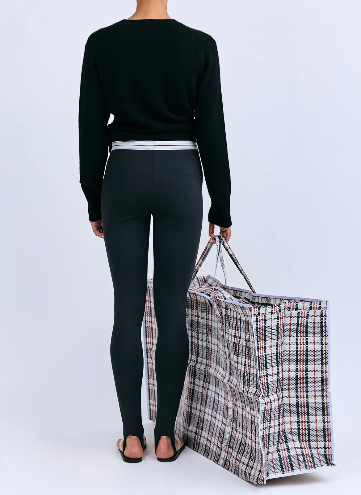 Hohe Taille Leggings LOVE STORIES Schwarz