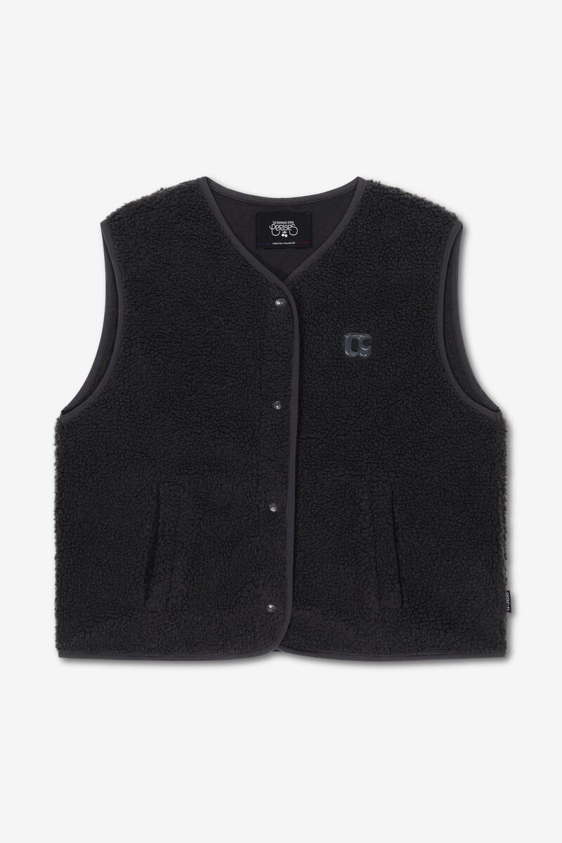 Sleeveless jacket LE TEMPS DES CERISES Grey