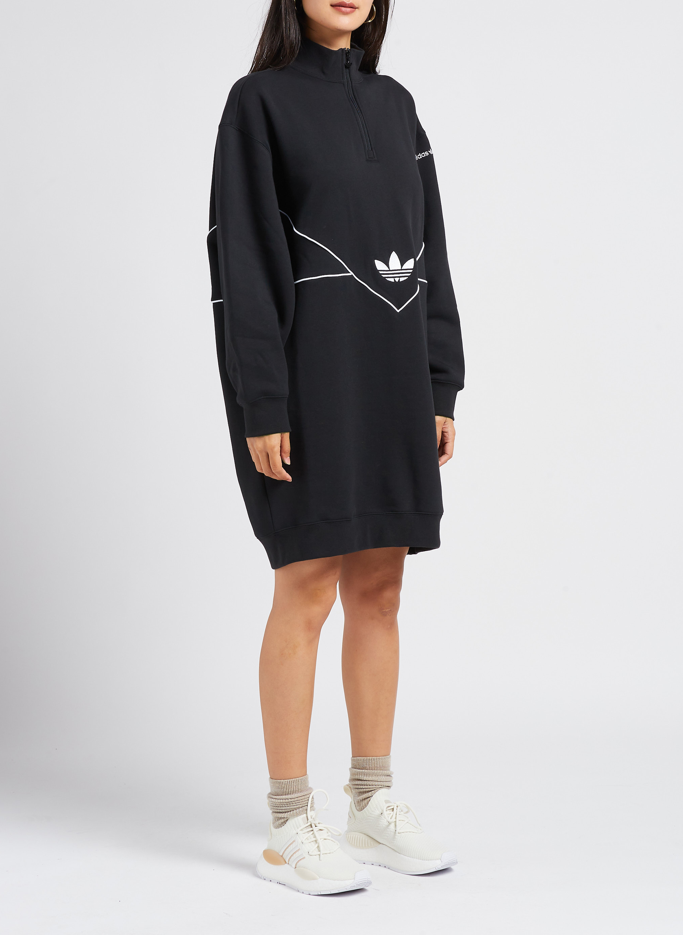 Baskets basses à lacet en toile ADIDAS Blanc