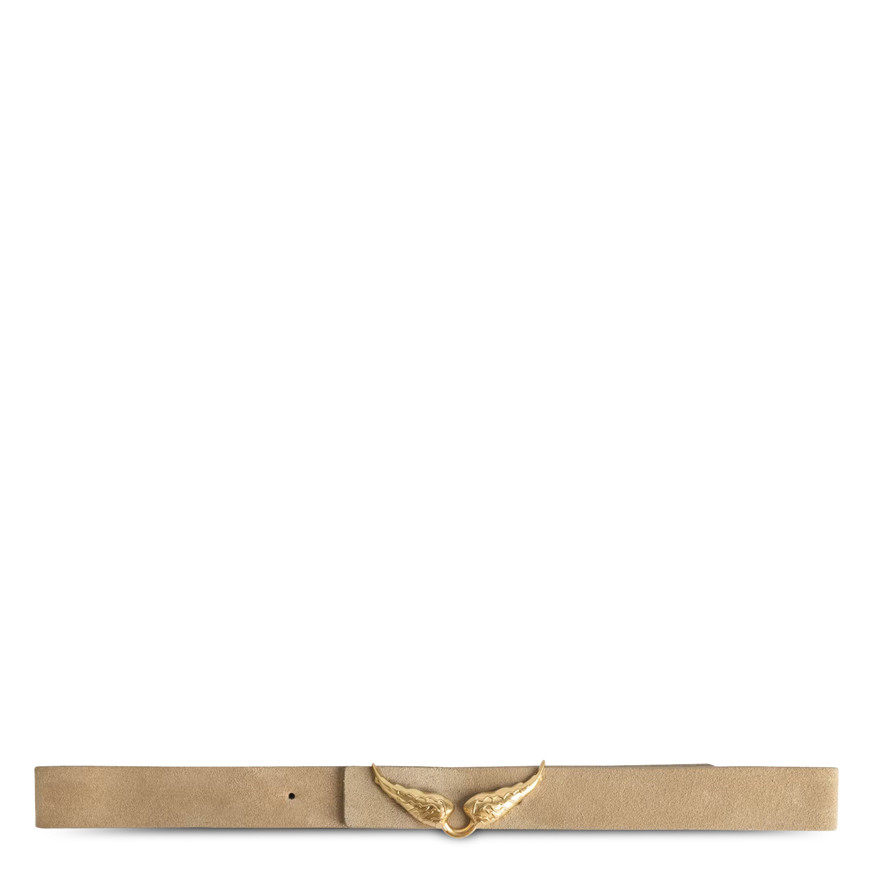 Ceinture en cuir ZADIG&VOLTAIRE Beige