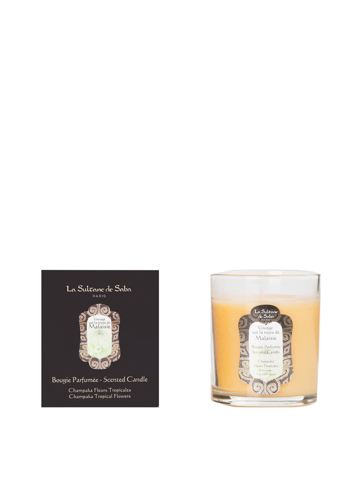 Bougie Jasmin et Fleurs tropicales LA SULTANE DE SABA No color