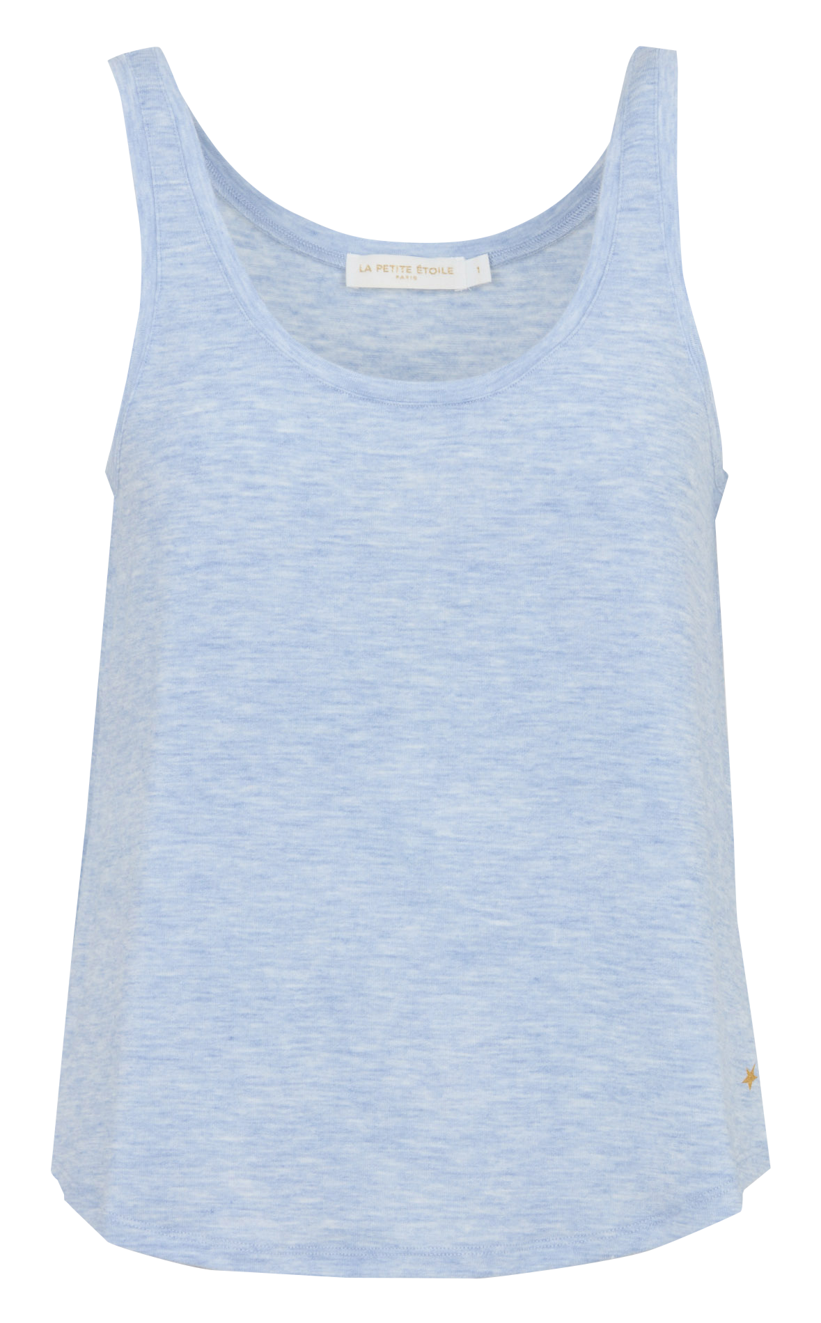 Débardeur ample col rond LA PETITE ETOILE Bleu