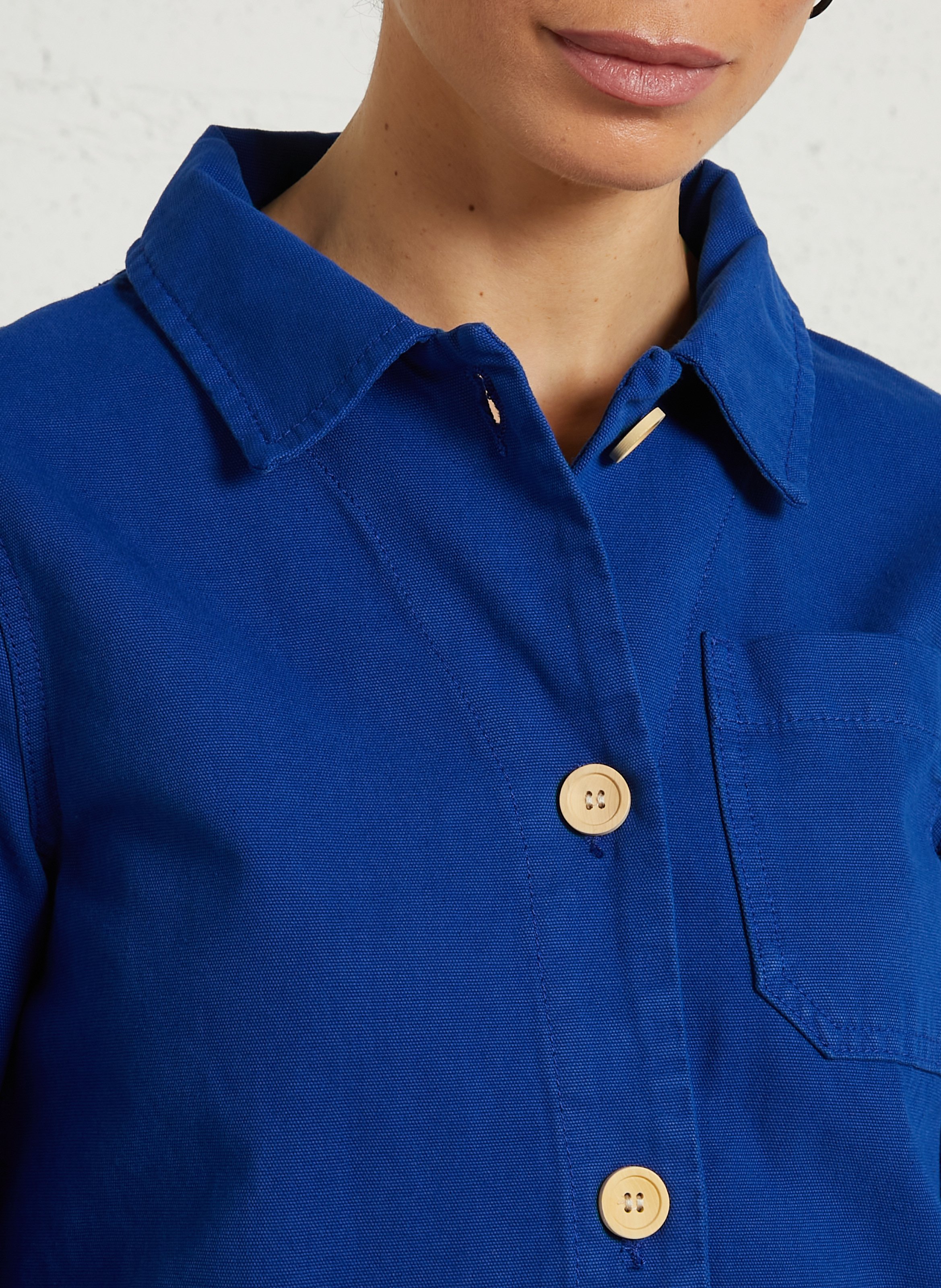 Veste pêcheur droite en coton ARMOR LUX Bleu