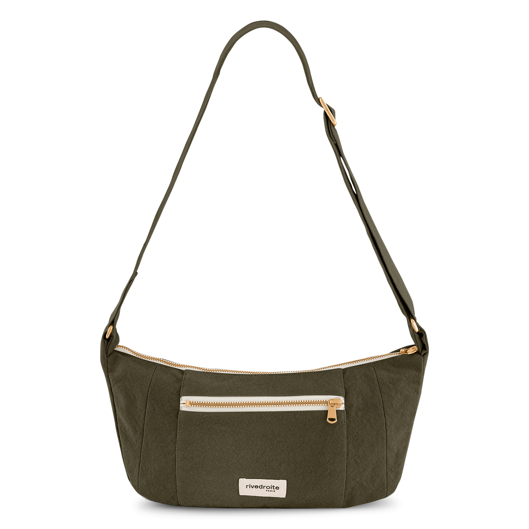 Schoudertas van gerecycled gemengd katoen. RIVEDROITE PARIS