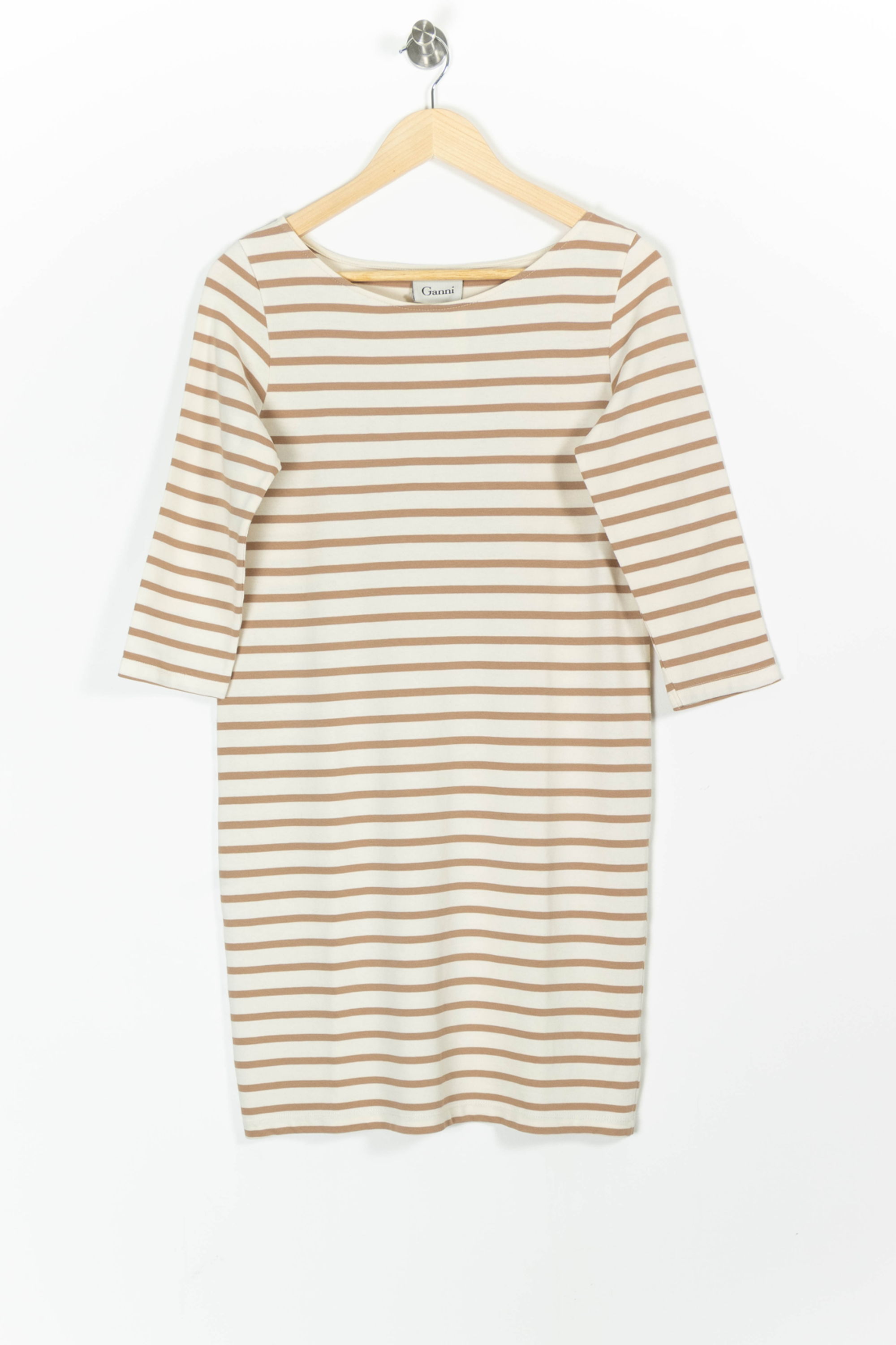 Robe courte & midi GANNI - Seconde Main Beige