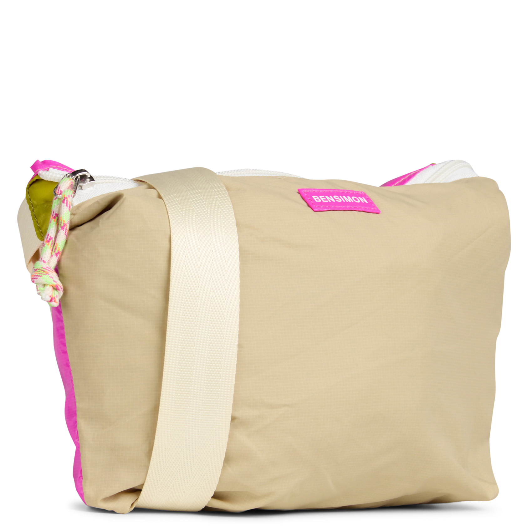 Baindeminuit shoulder bag BENSIMON Beige