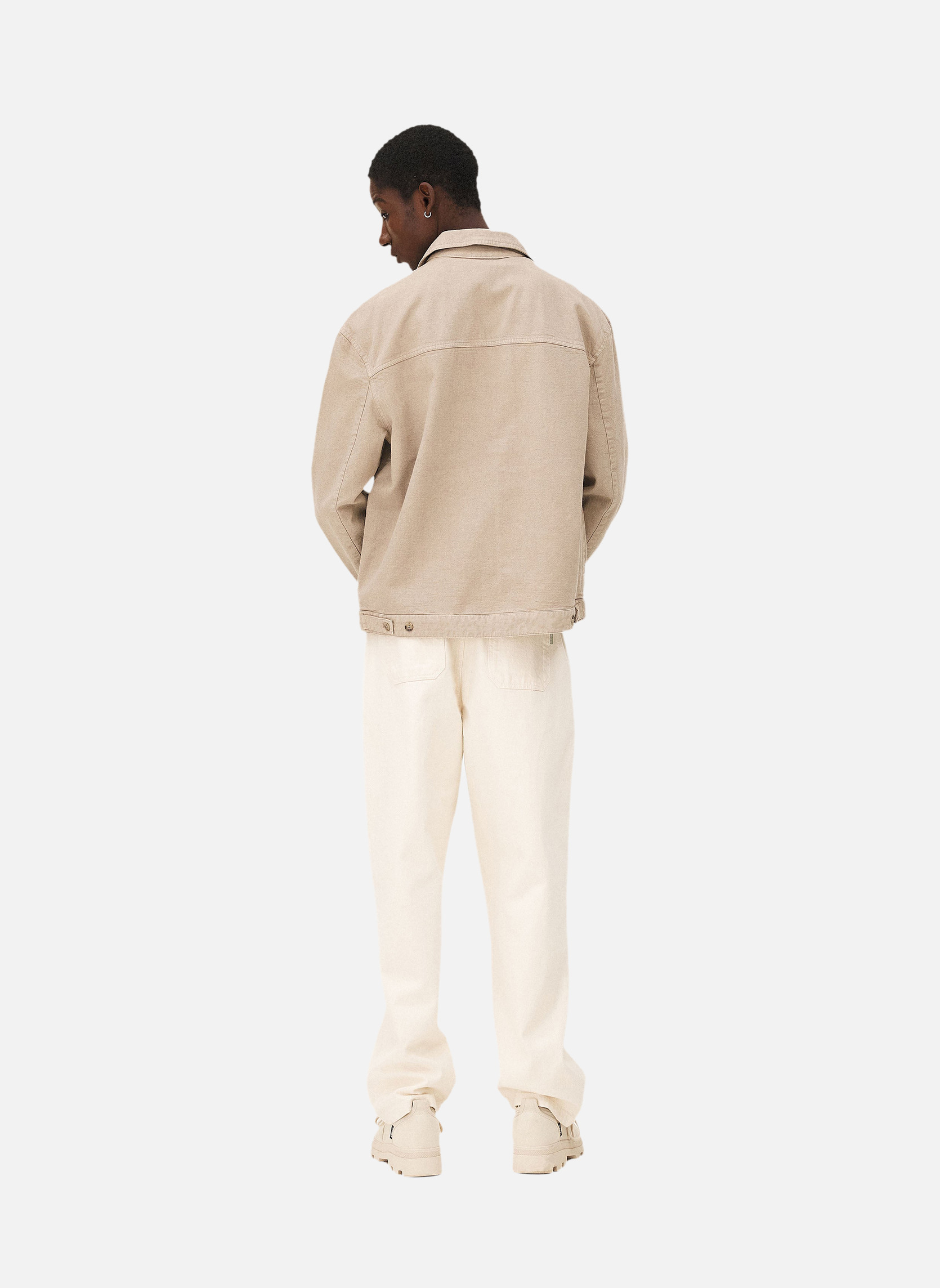Boxy workwear jacket Arizona Grege 16-1107 TPG Noyoco Beige