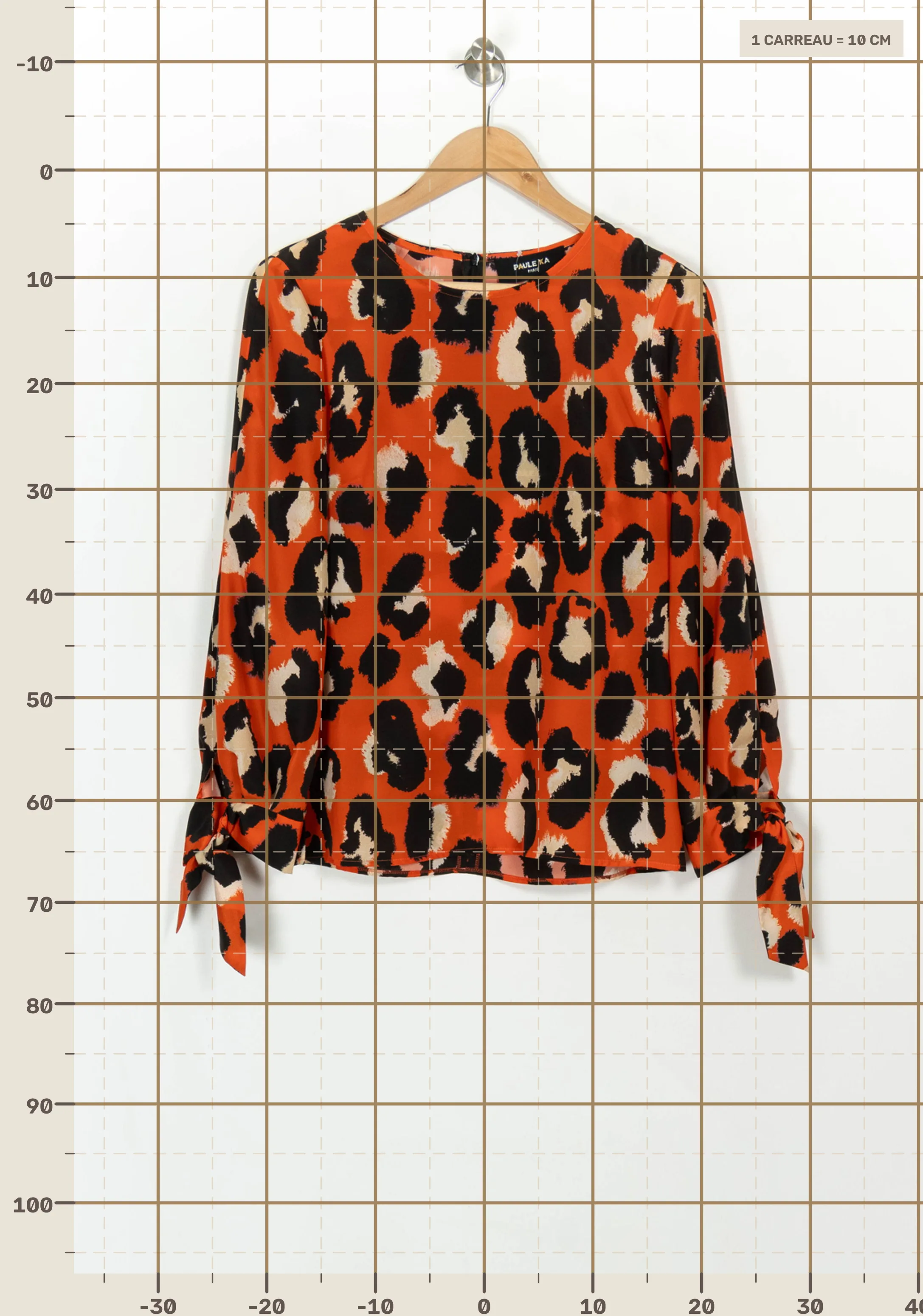 Blouse PAULE KA - Seconde main Orange