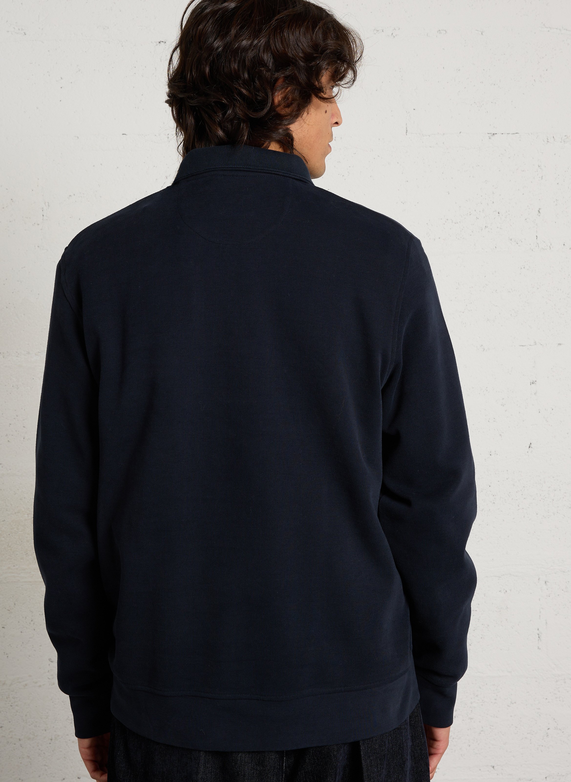 Sweat droit col camionneur  EDEN PARK Bleu