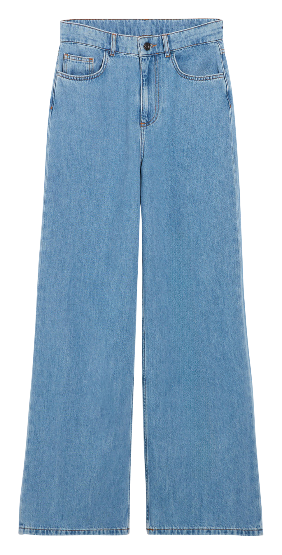 Jean large en coton  VANESSA BRUNO Bleu