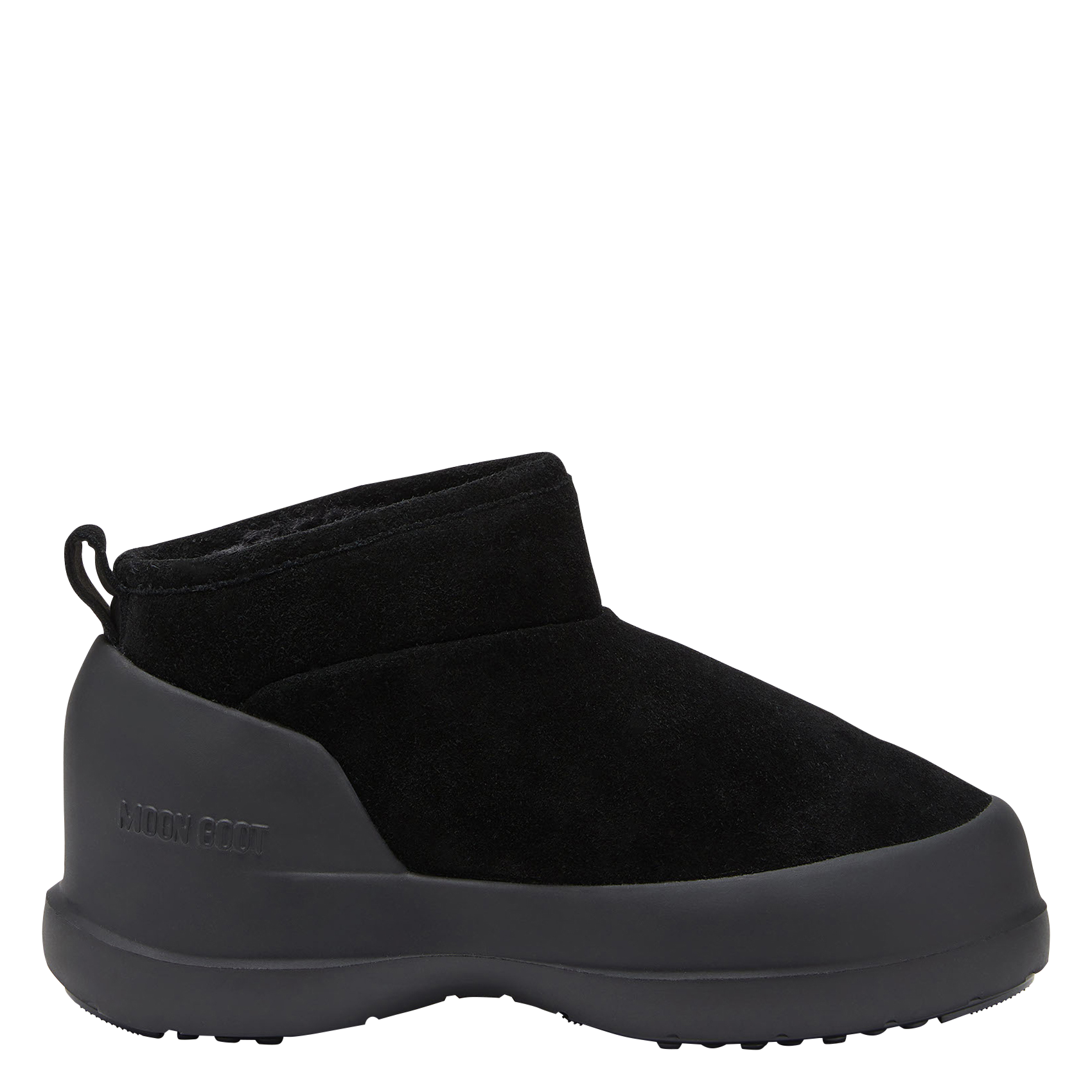 Bottines en cuir velours MOON BOOT Noir