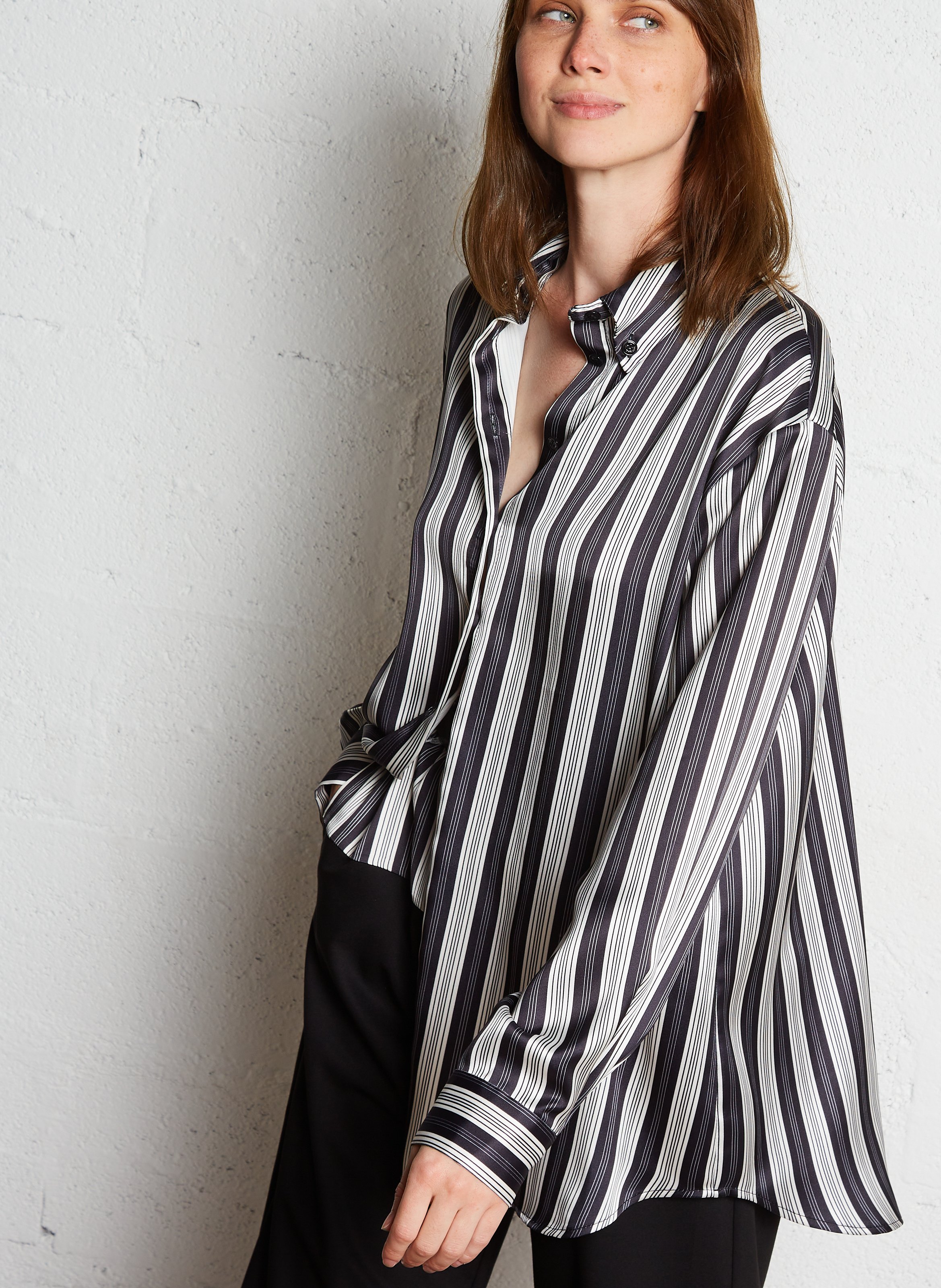 chemise ample à col classique IMPERIAL Blanc