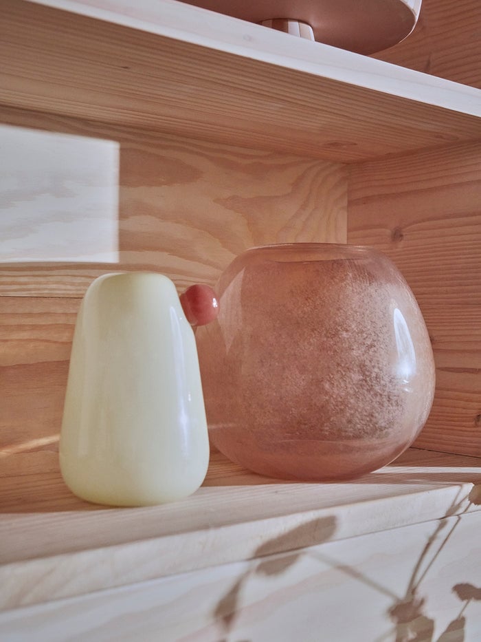 Glass vase OYOY LIVING DESIGN Red