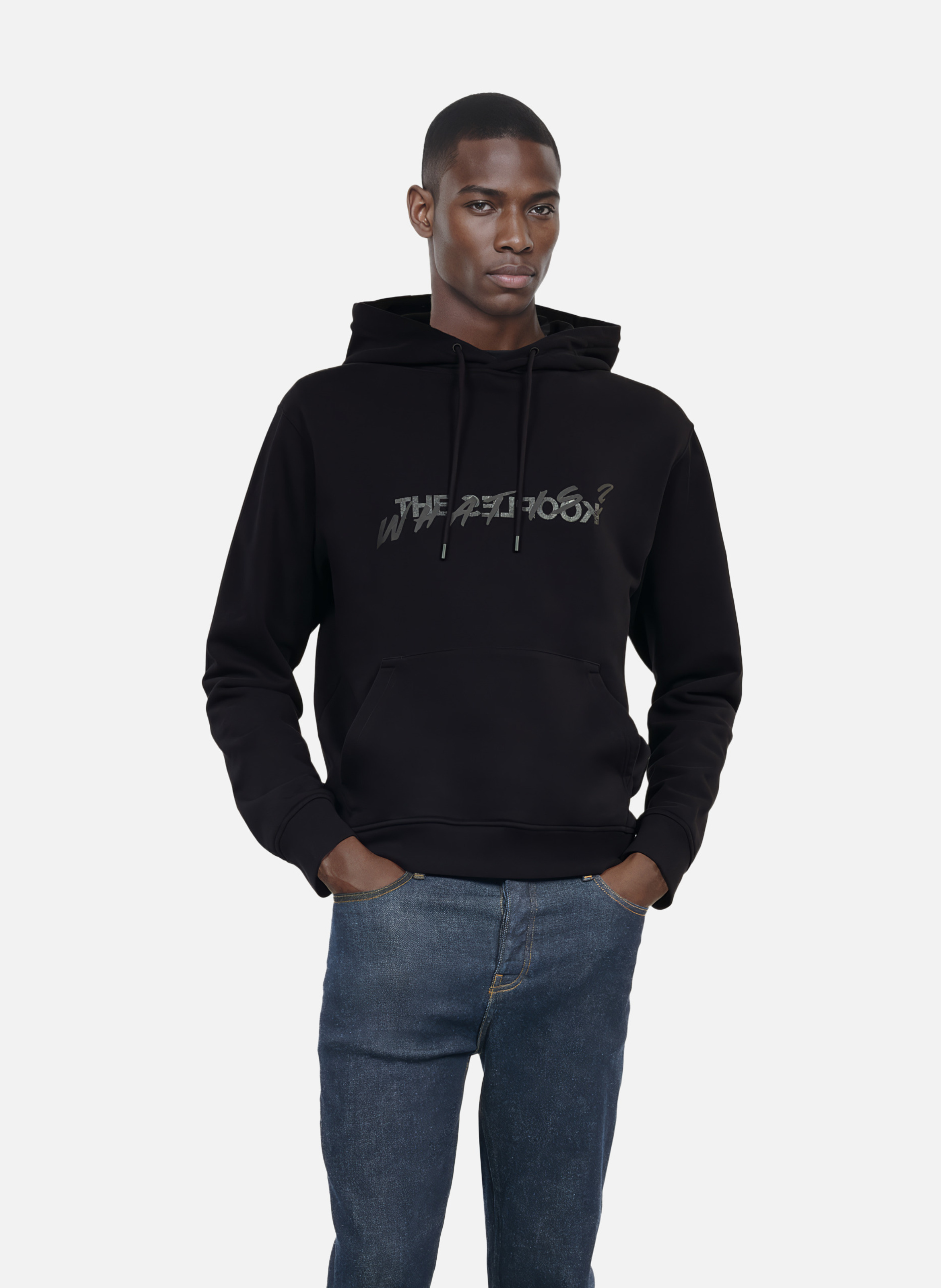 Hooded cotton sweatshirt THE KOOPLES Black