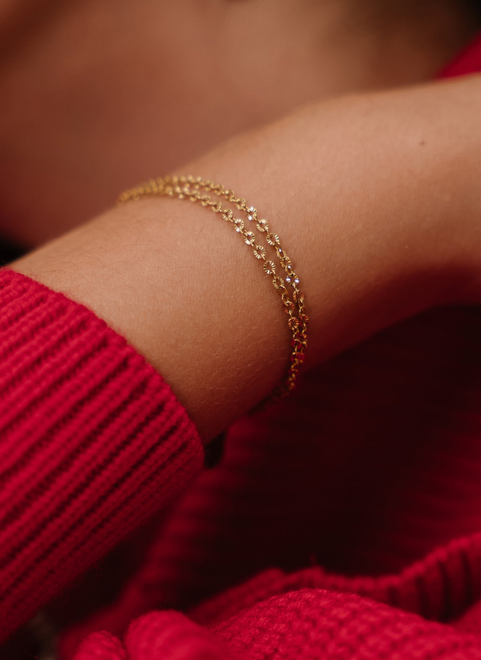 Starry chain bracelet Andrea AEC Paris Golden