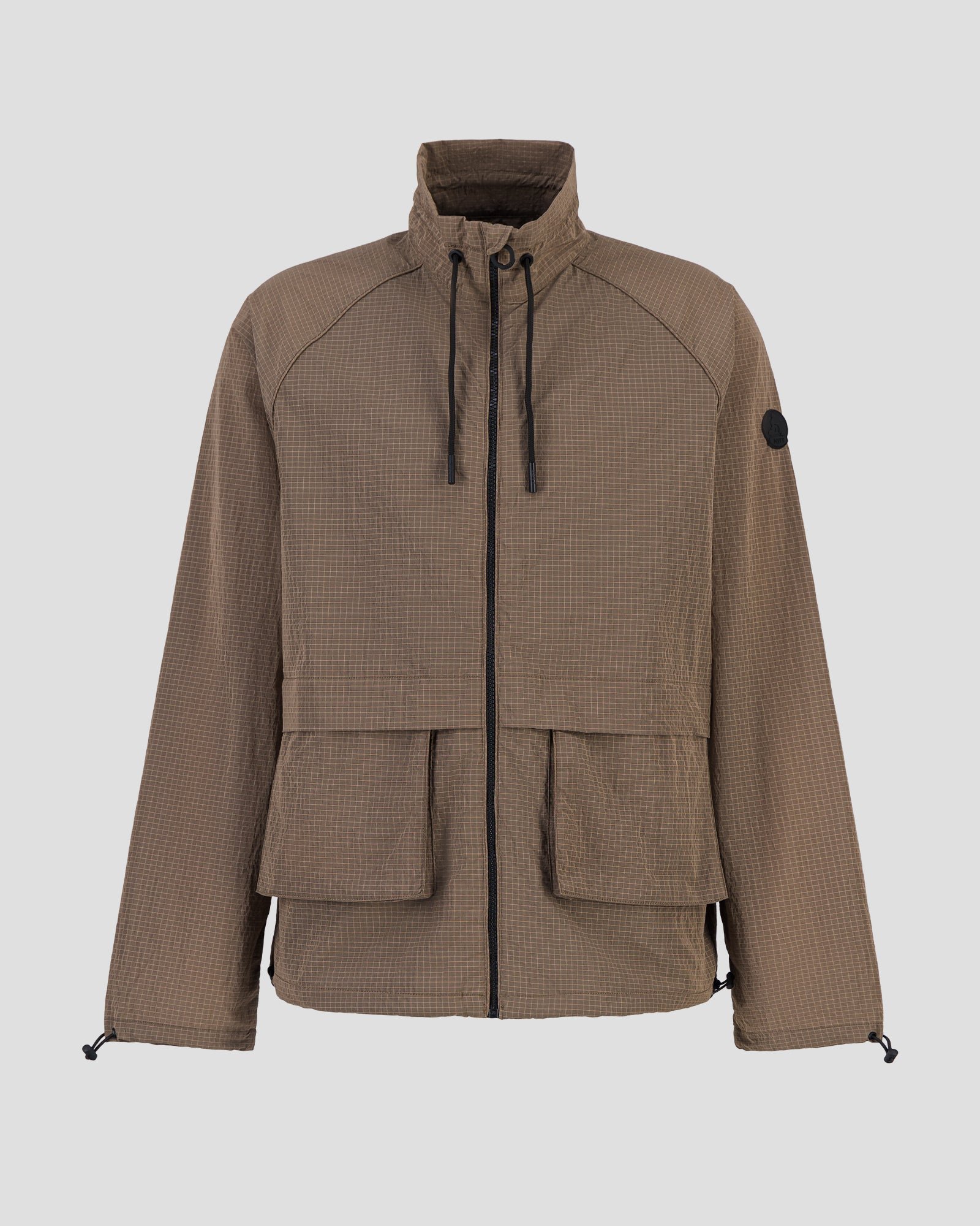 Light windbreaker jacket placebo JOTT Brown