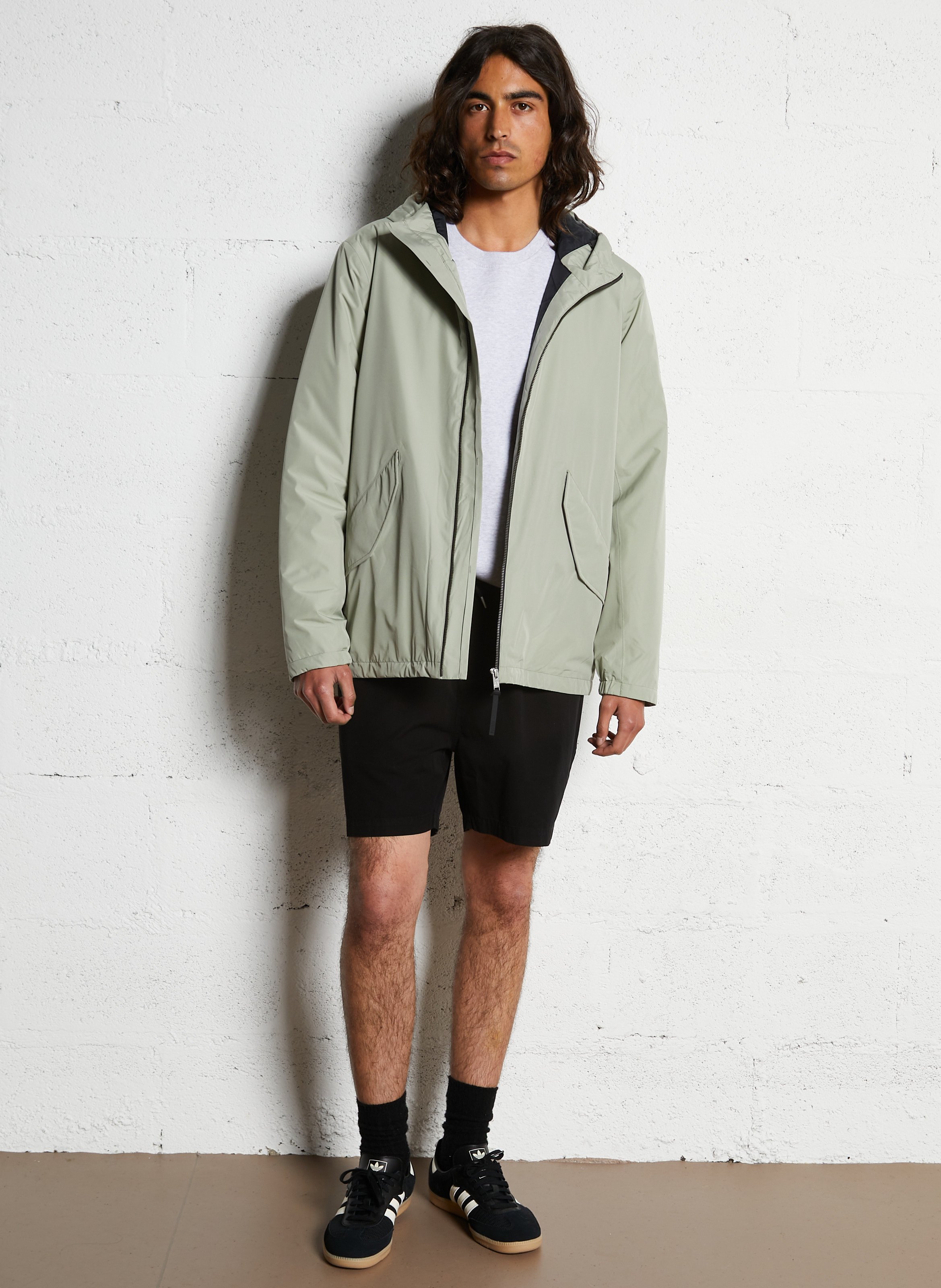 Veste droite rembourrée à capuche AIGLE Vert