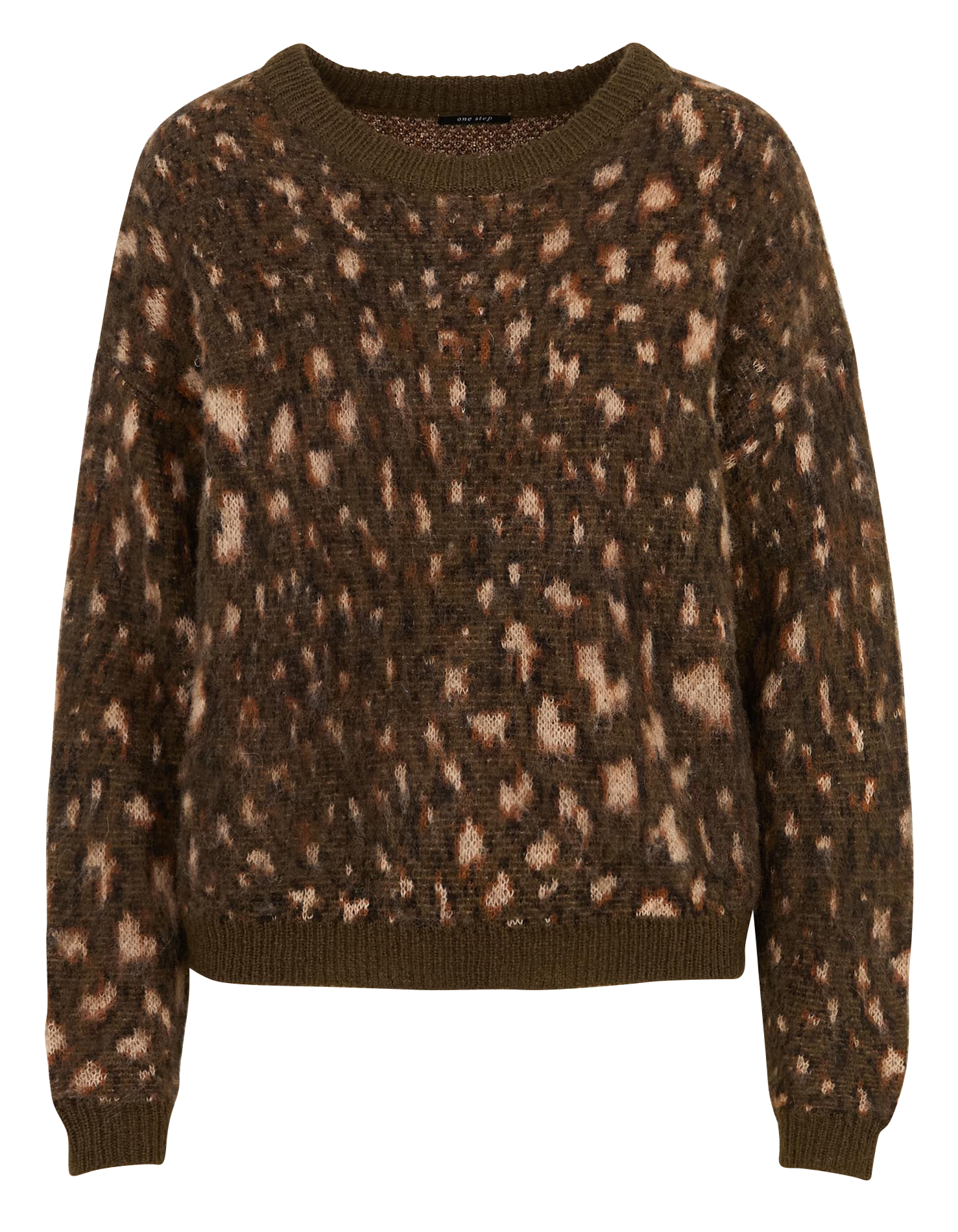 Pull col rond  ONE STEP Vert