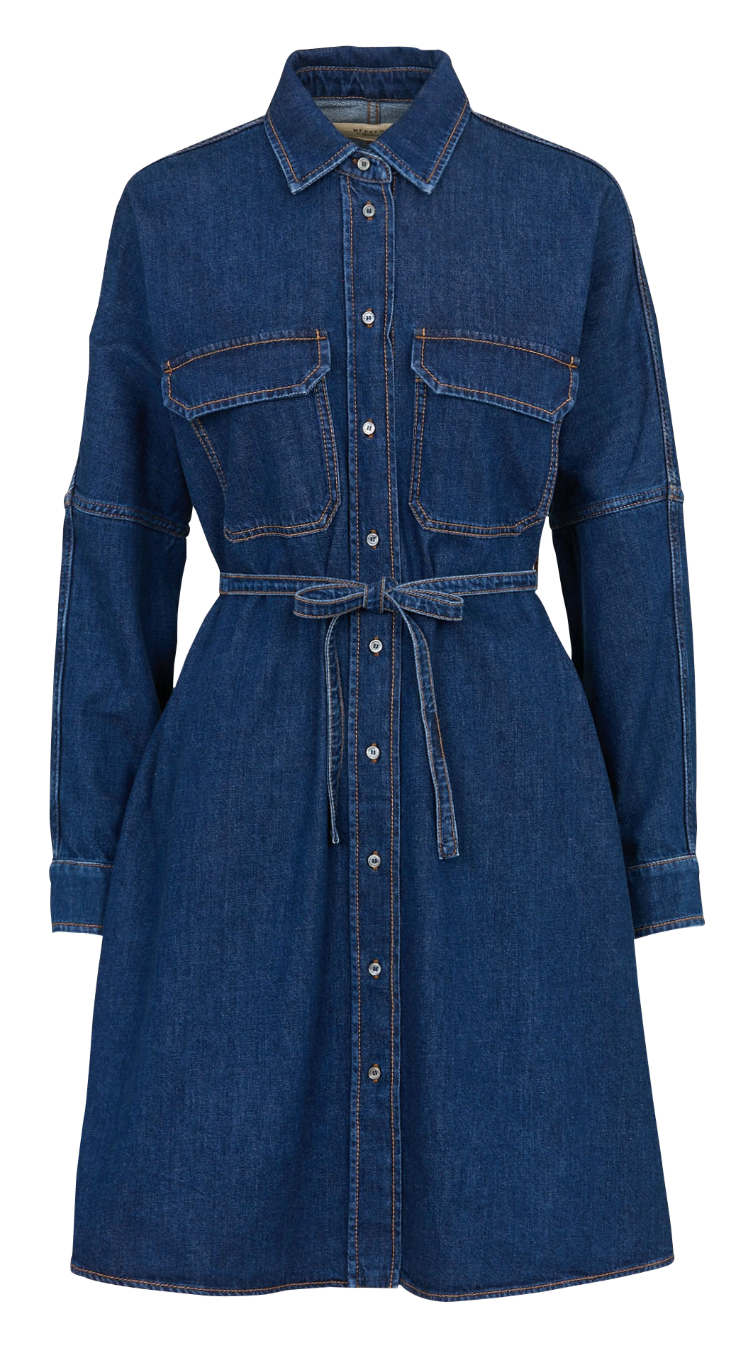 - Narrow tie straps- Racer back- Loose fit- Gathers- 100% cotton- Lined- Back length: 94 cm. MAX MARA WEEK END Blue