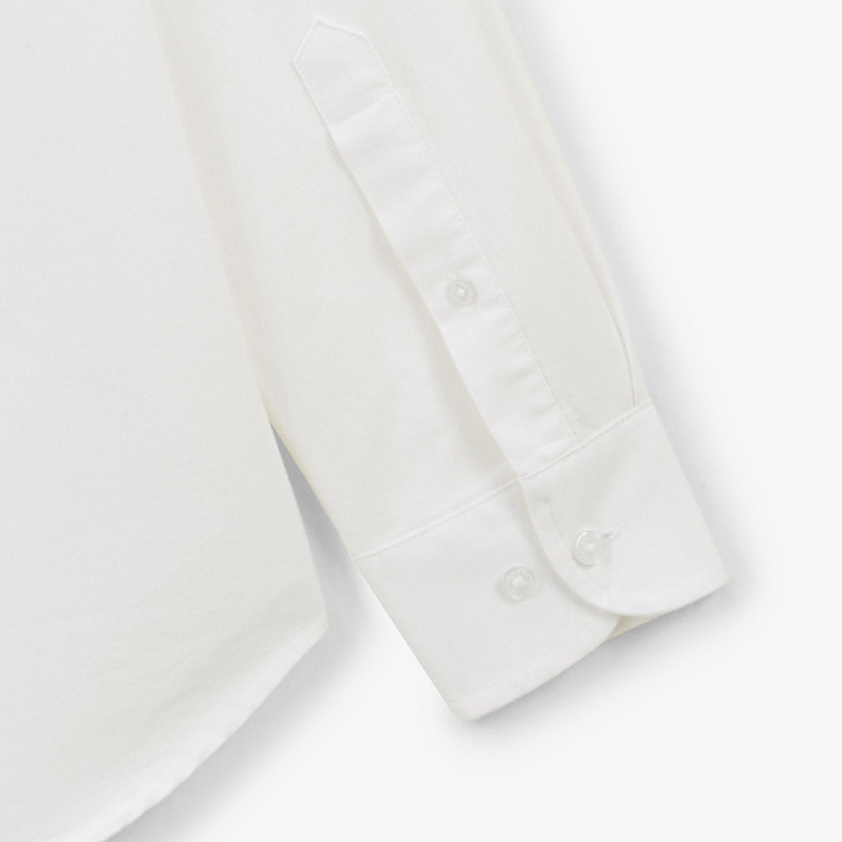 Long-sleeve solid oxford shirt SERGE BLANCO White