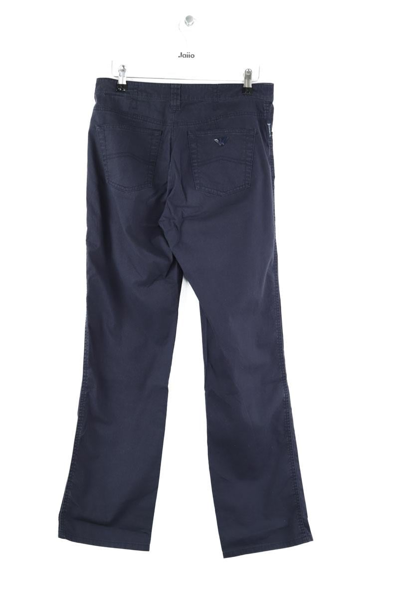 Slim-fit cotton cargo pants ARMANI - SECONDE MAIN Blue