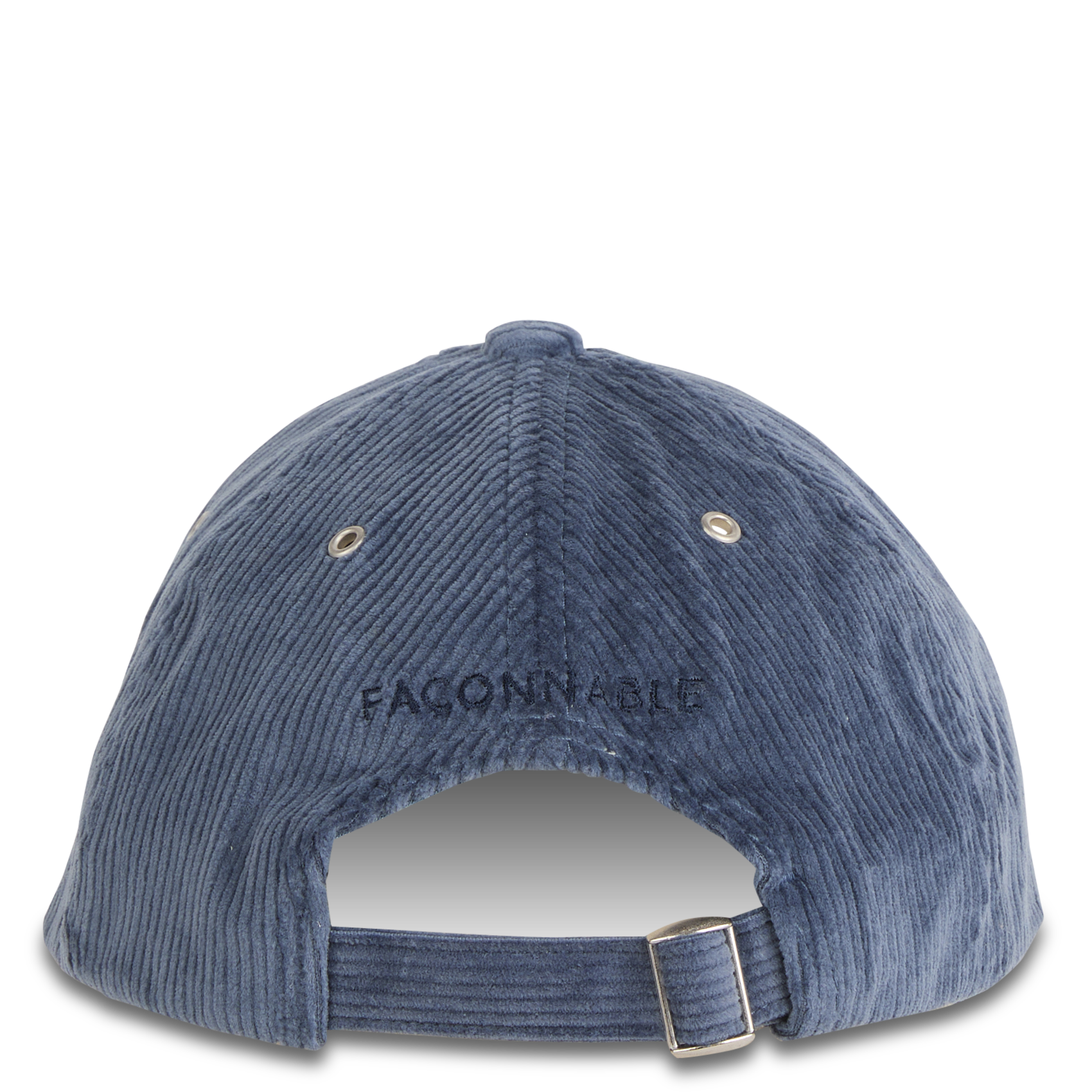 Embroidered corduroy cap FACONNABLE Blue