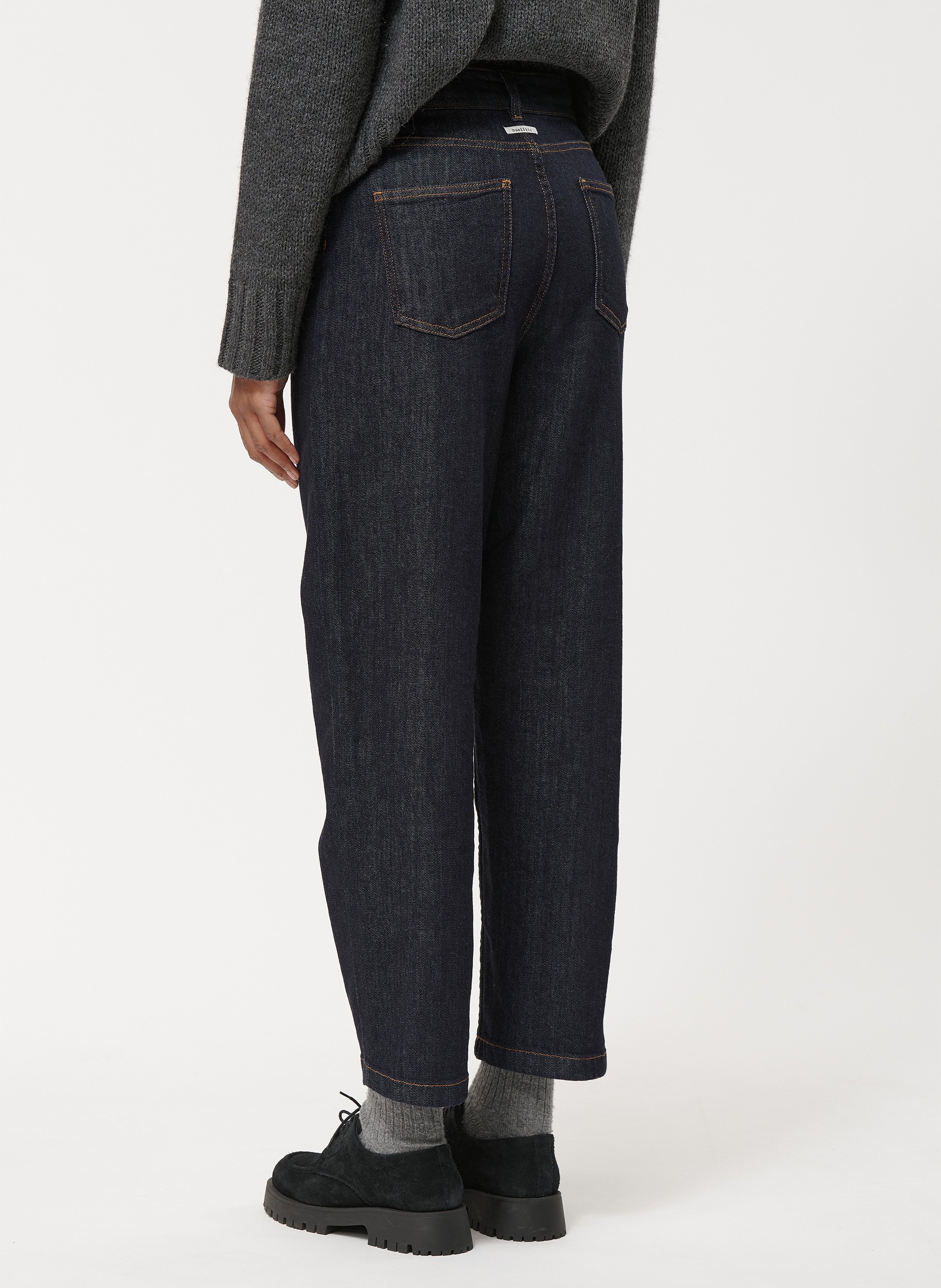 Jean droit en coton  HUMILITY Blauw